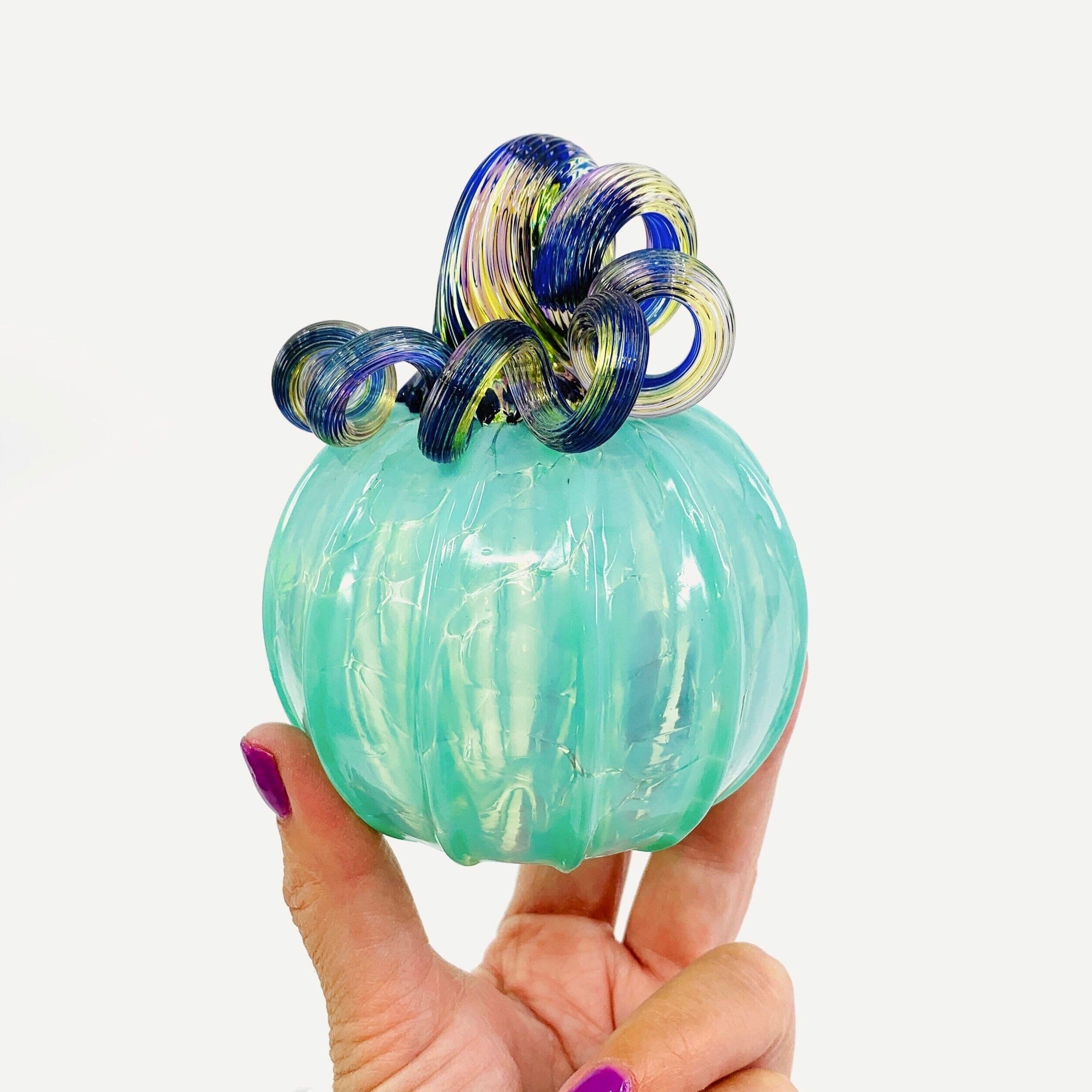 Daily Pumpkin 1978 Mini Gabby Luke Adams Glass Blowing Studio 