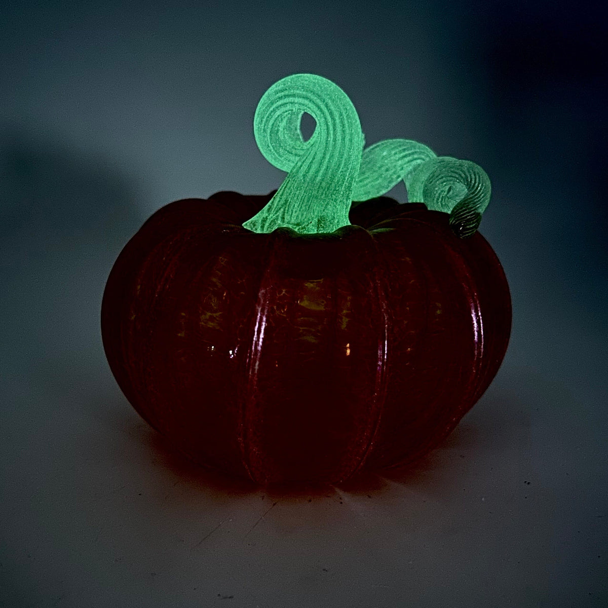 Daily Glow Pumpkin 89 Fall Squat Daily Pumpkin Luke Adams Glass Blowing Studio 