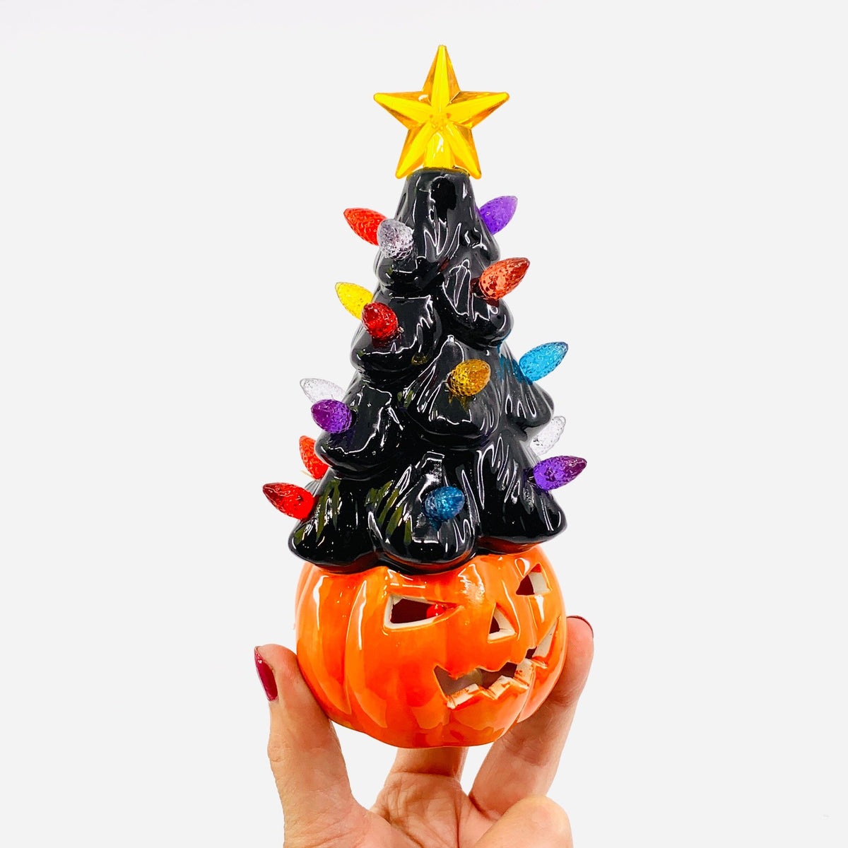 Lite-Up Pumpkin Tree GANZ 