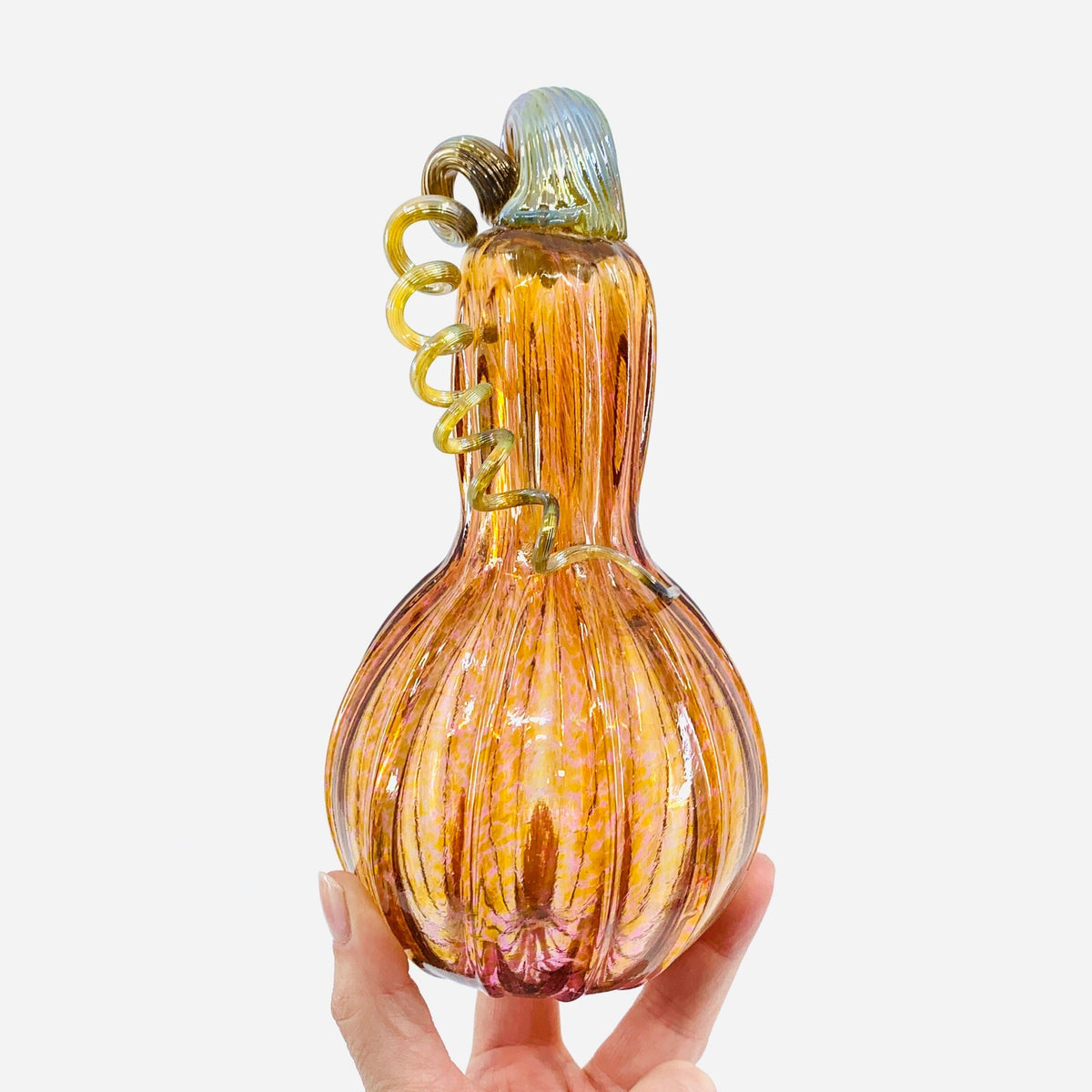 Daily Pumpkin 3951 Gourd Gabby Luke Adams Glass Blowing Studio 