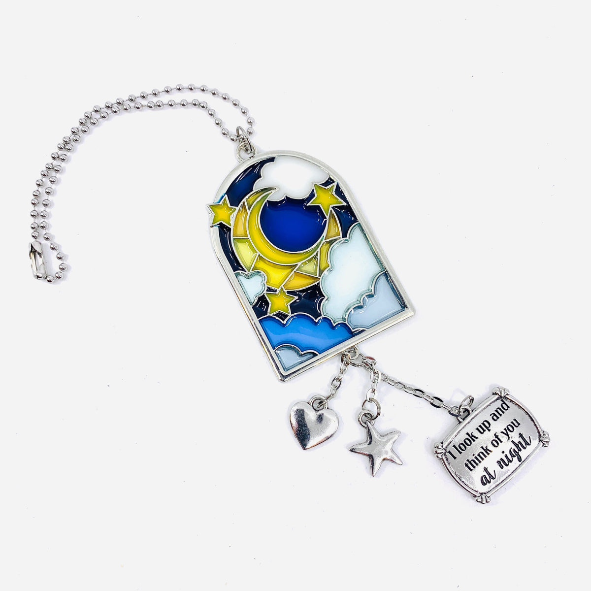 Night-Time Enamel Car Charm Ornament GANZ 