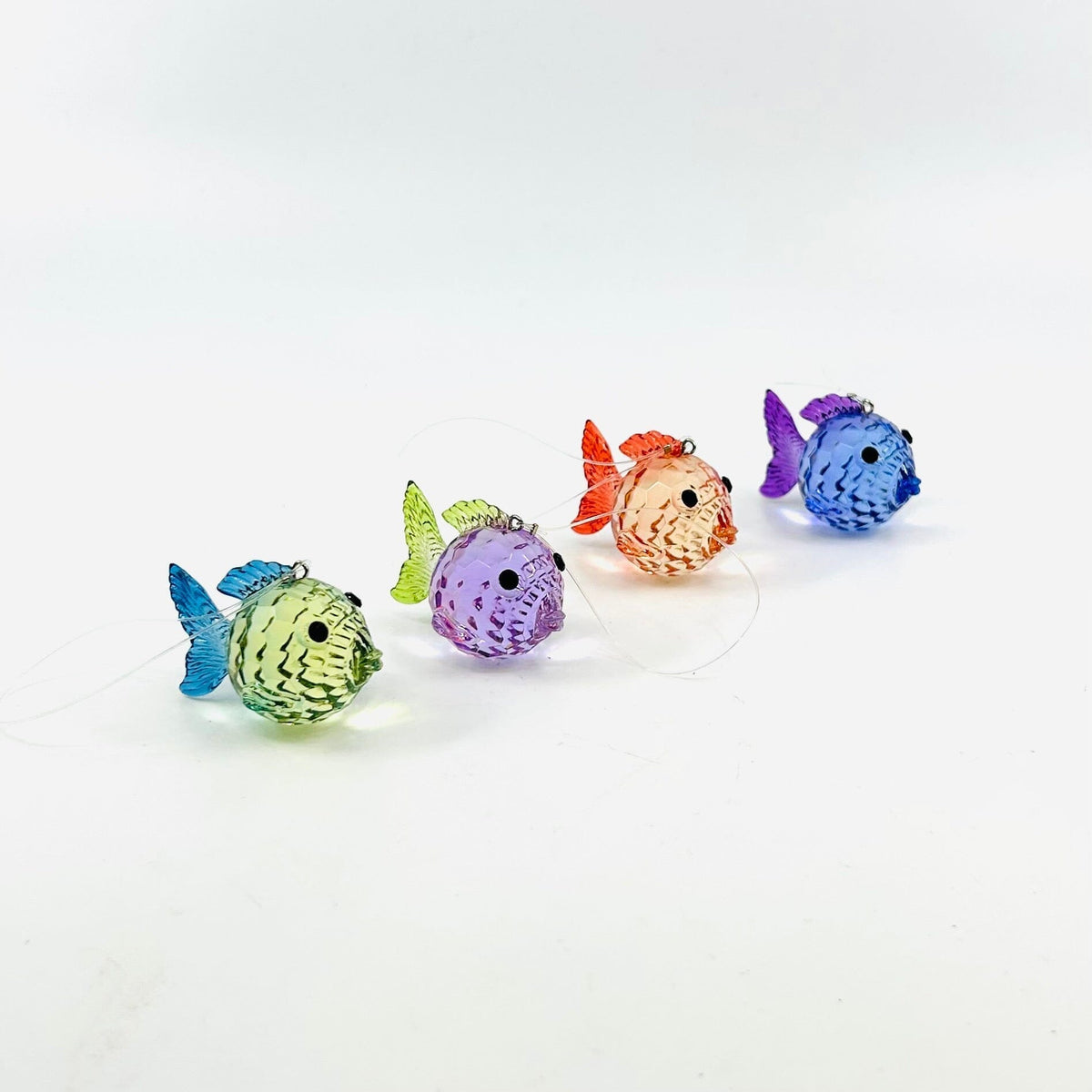 Crystal Acrylic Fish Ornament, Purple Ornament GANZ 