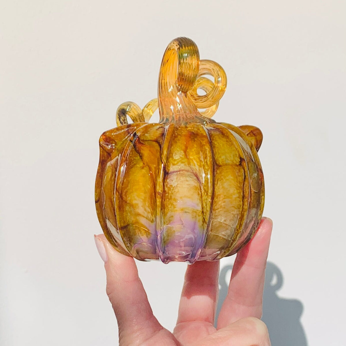 Daily Catkin 1224 Daily Pumpkin Luke Adams Glass Blowing Studio 
