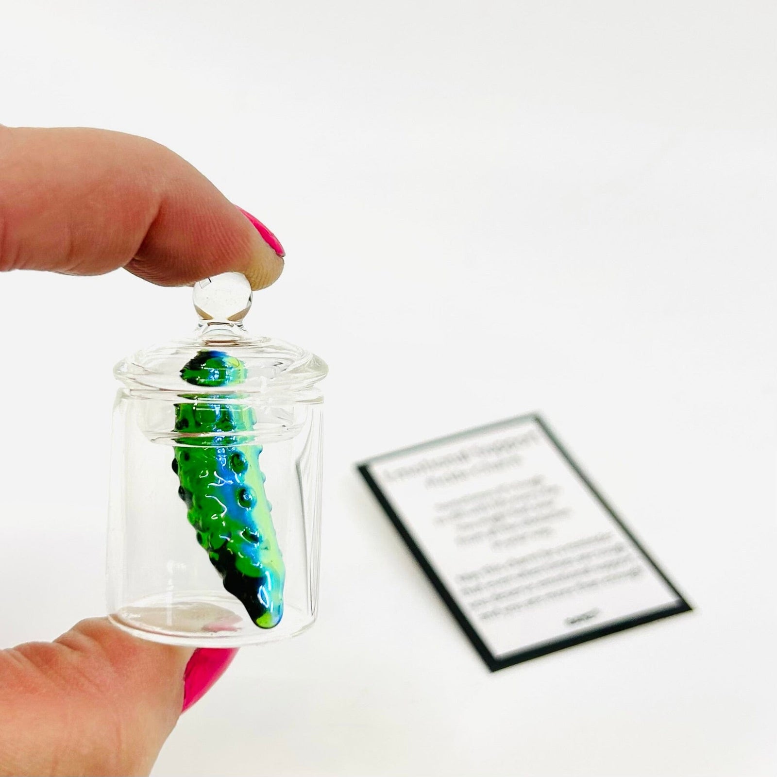 Emotional Support Pickle Charm PT 122 Miniature GANZ 