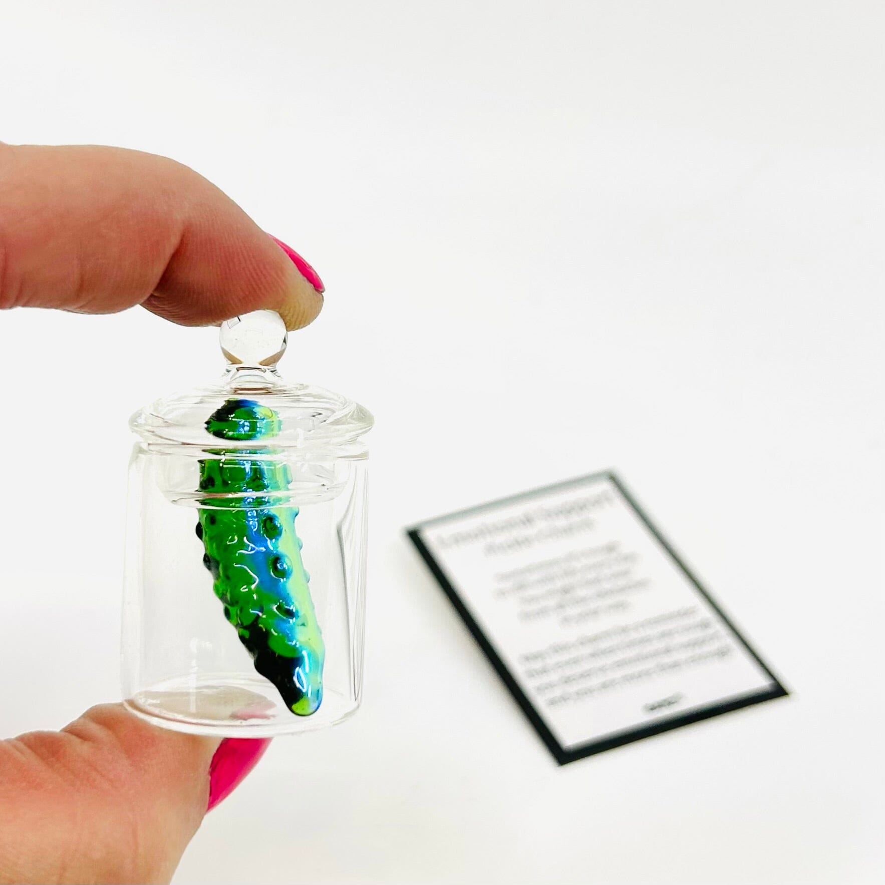 Emotional Support Pickle Charm PT 122 Miniature GANZ 