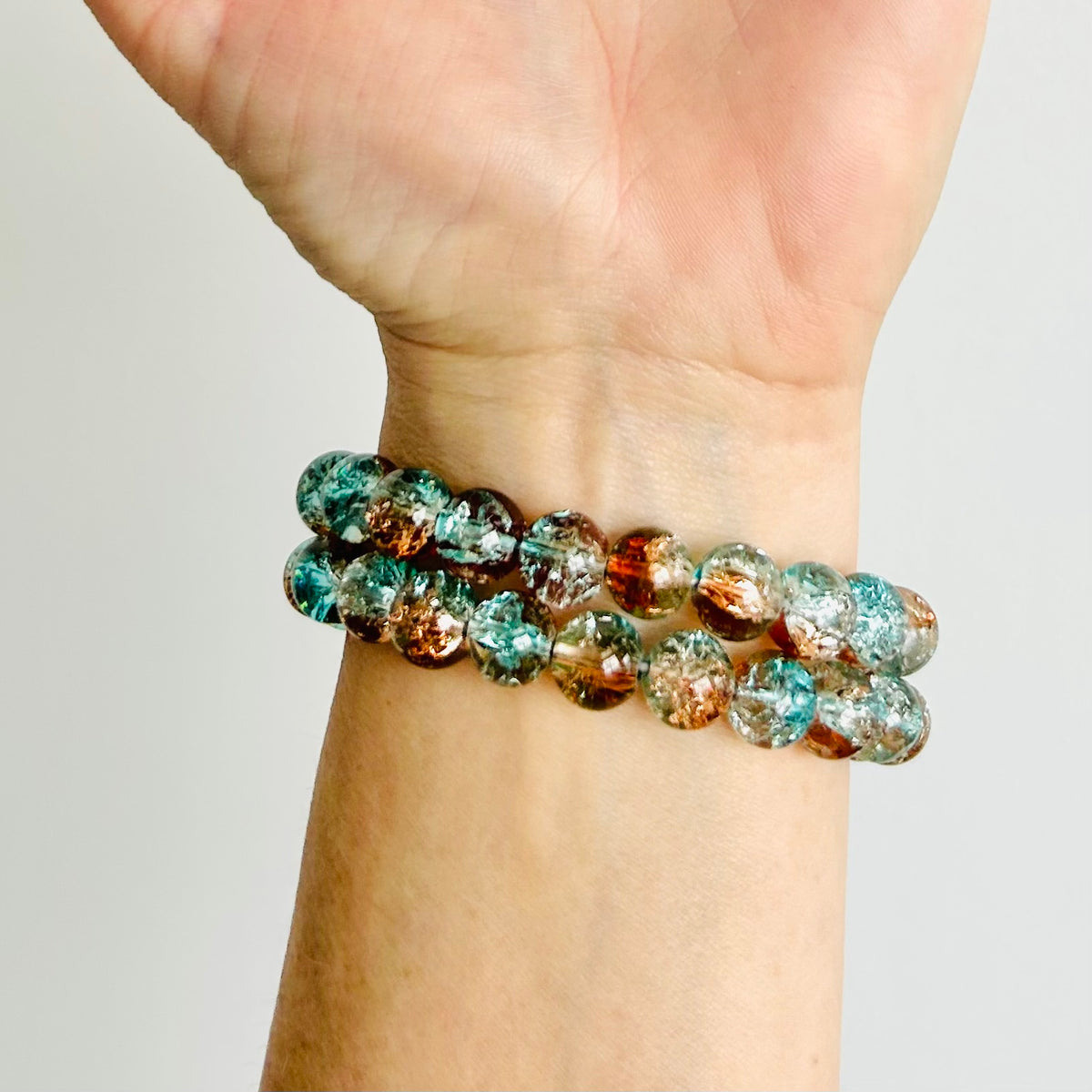 Crackle Glass Bracelets