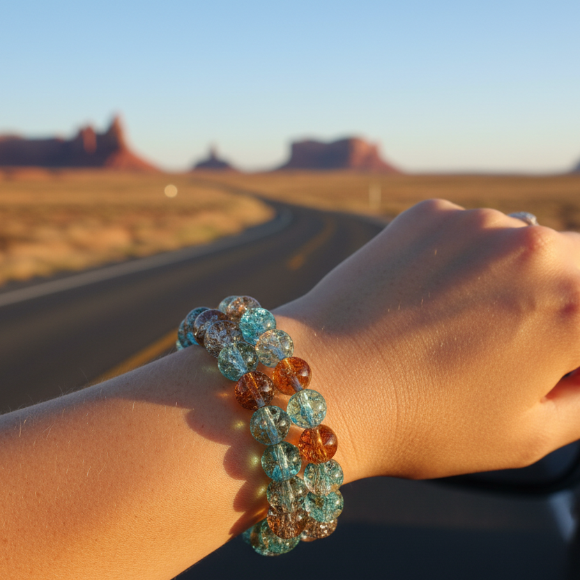 Crackle Glass Bracelets