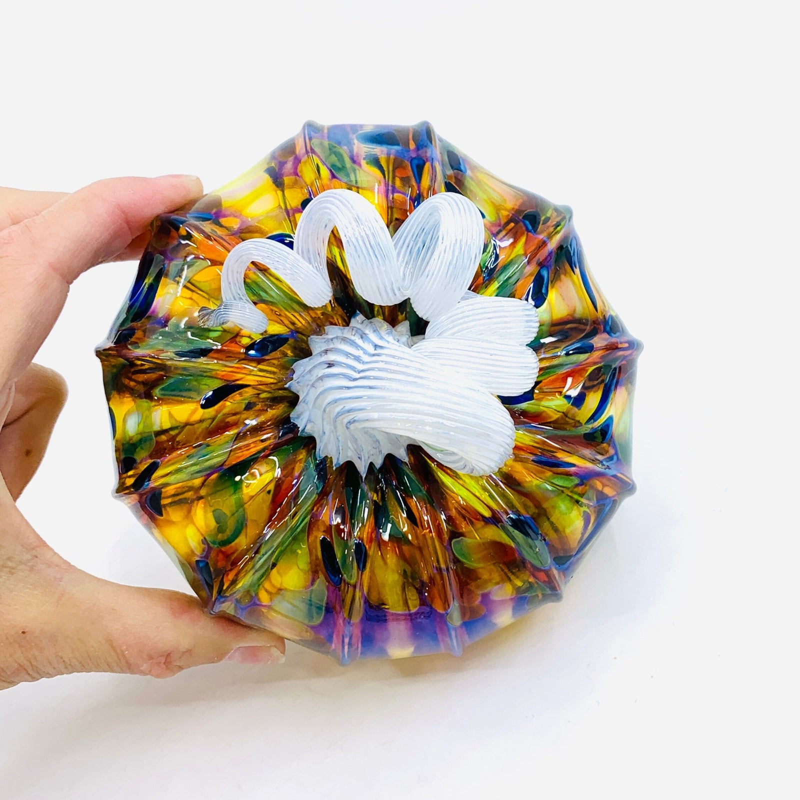 Daily Pumpkin 1779 Squat Gabby Luke Adams Glass Blowing Studio 