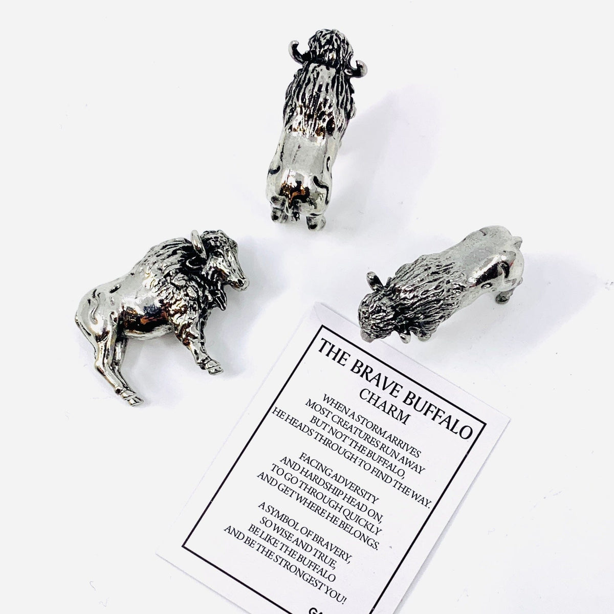 The Brave Buffalo Charm - PT161 Miniature GANZ 