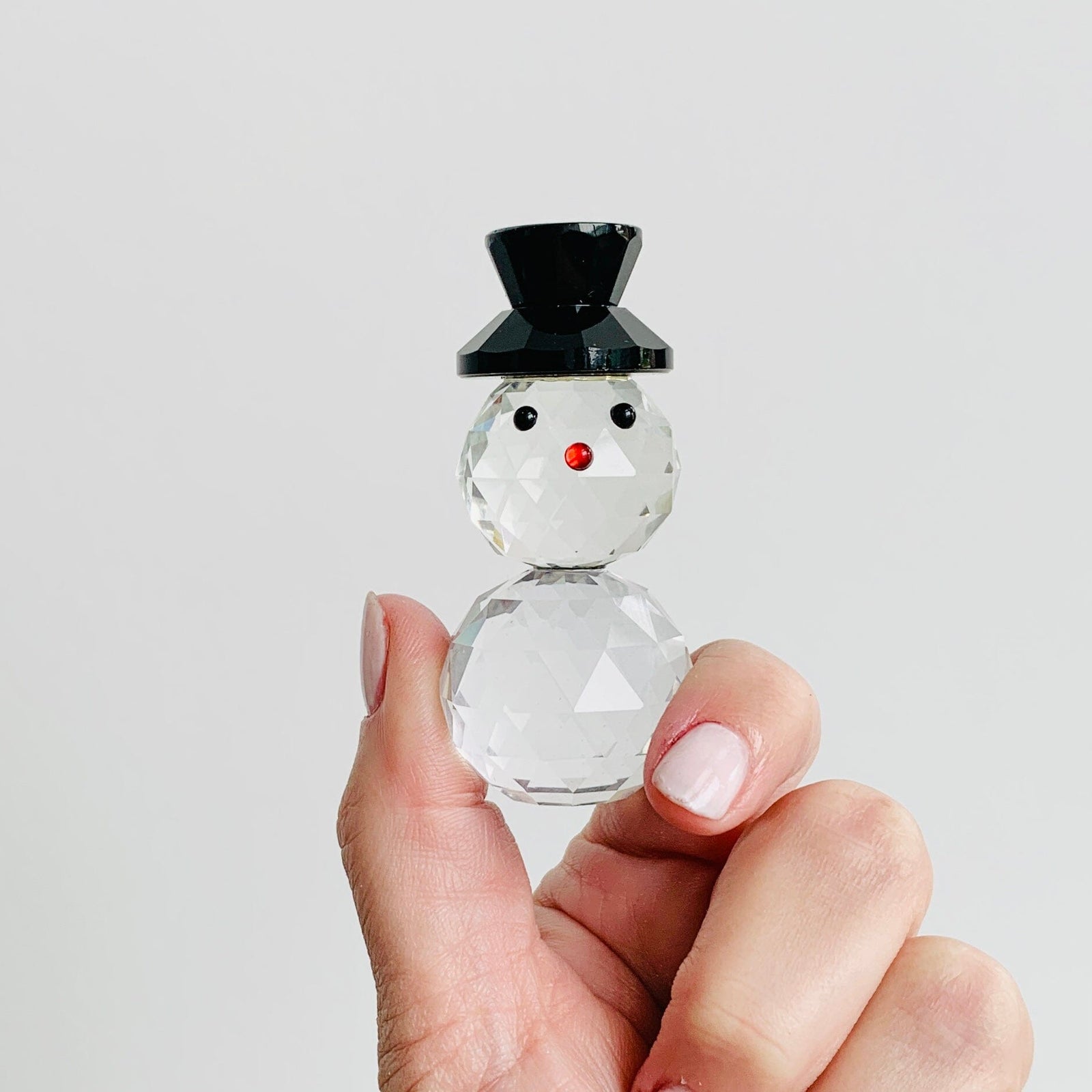 Sparkling Crystal Snowman Oak Street 