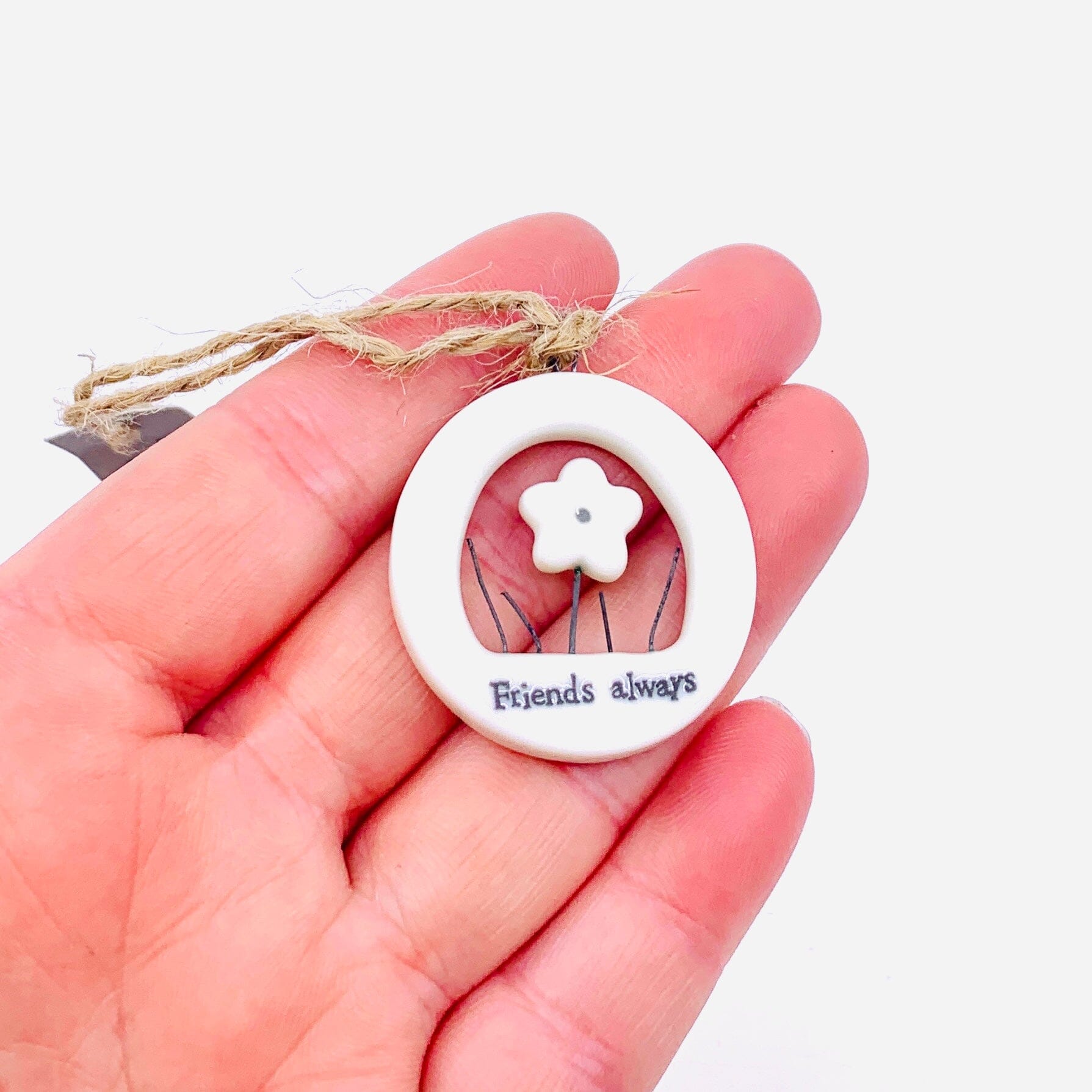 Porcelain Ornament, Friends Always Ornament Two's Company 