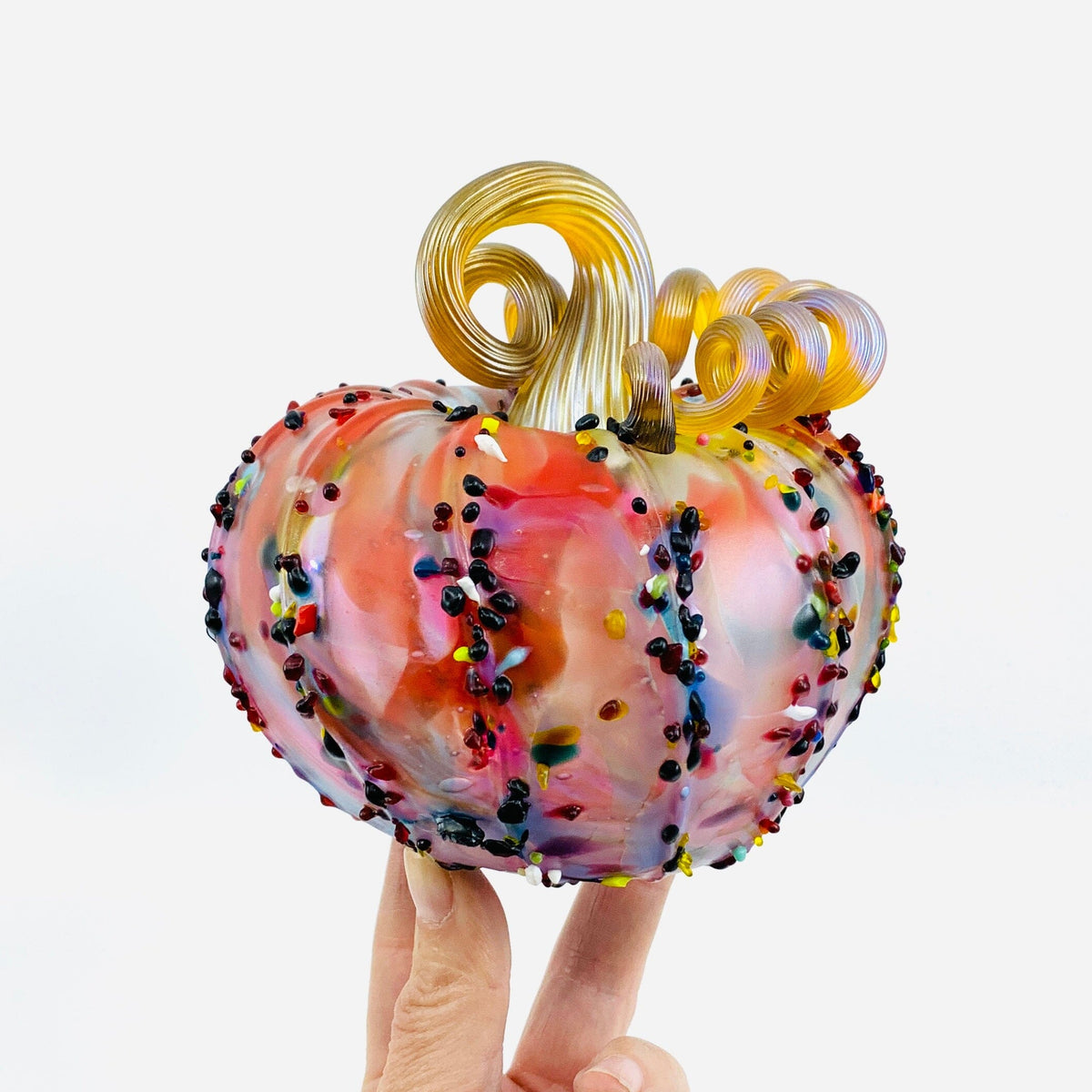 Daily Pumpkin 431 Matte Squat Gabby Luke Adams Glass Blowing Studio 