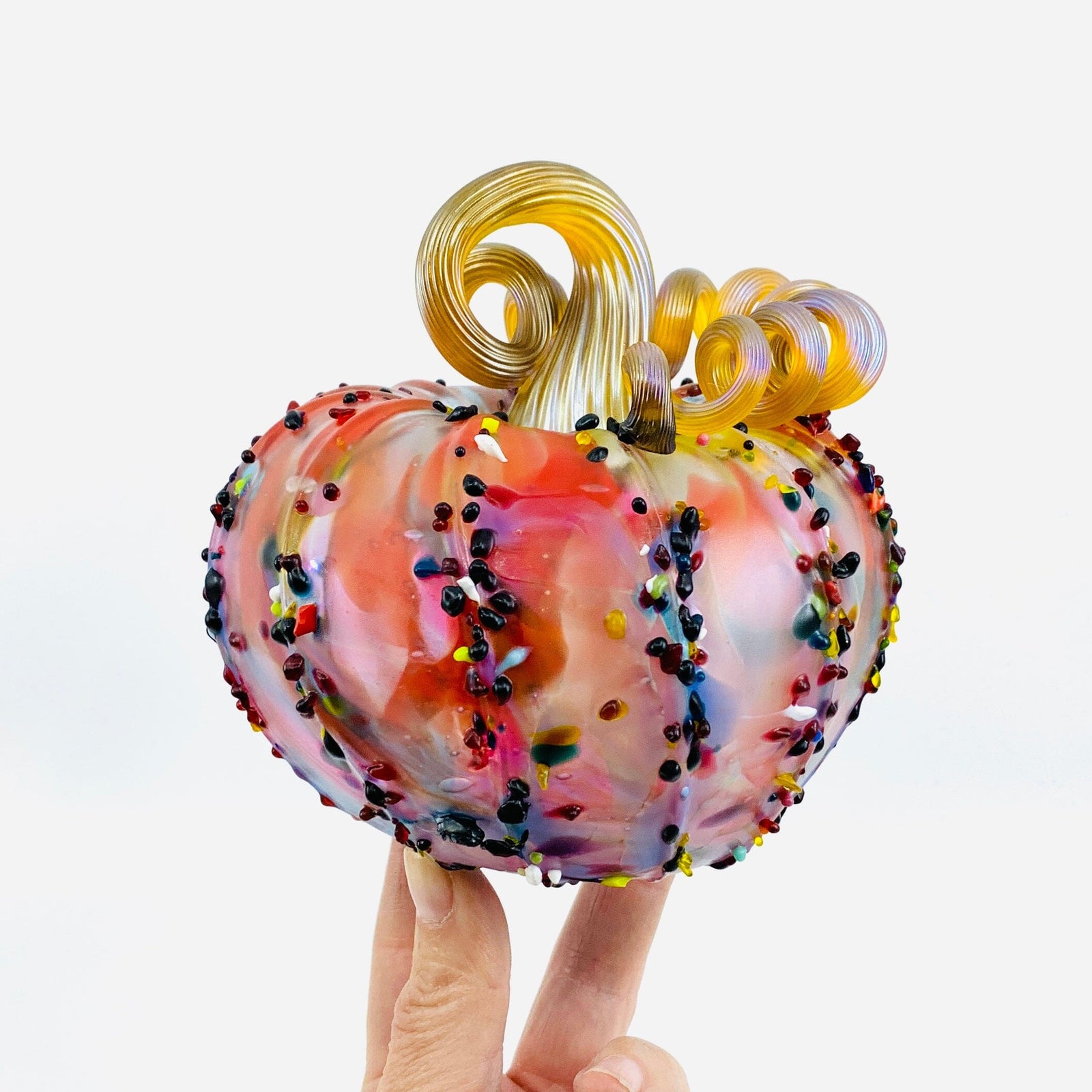 Daily Pumpkin 431 Matte Squat Gabby Luke Adams Glass Blowing Studio 