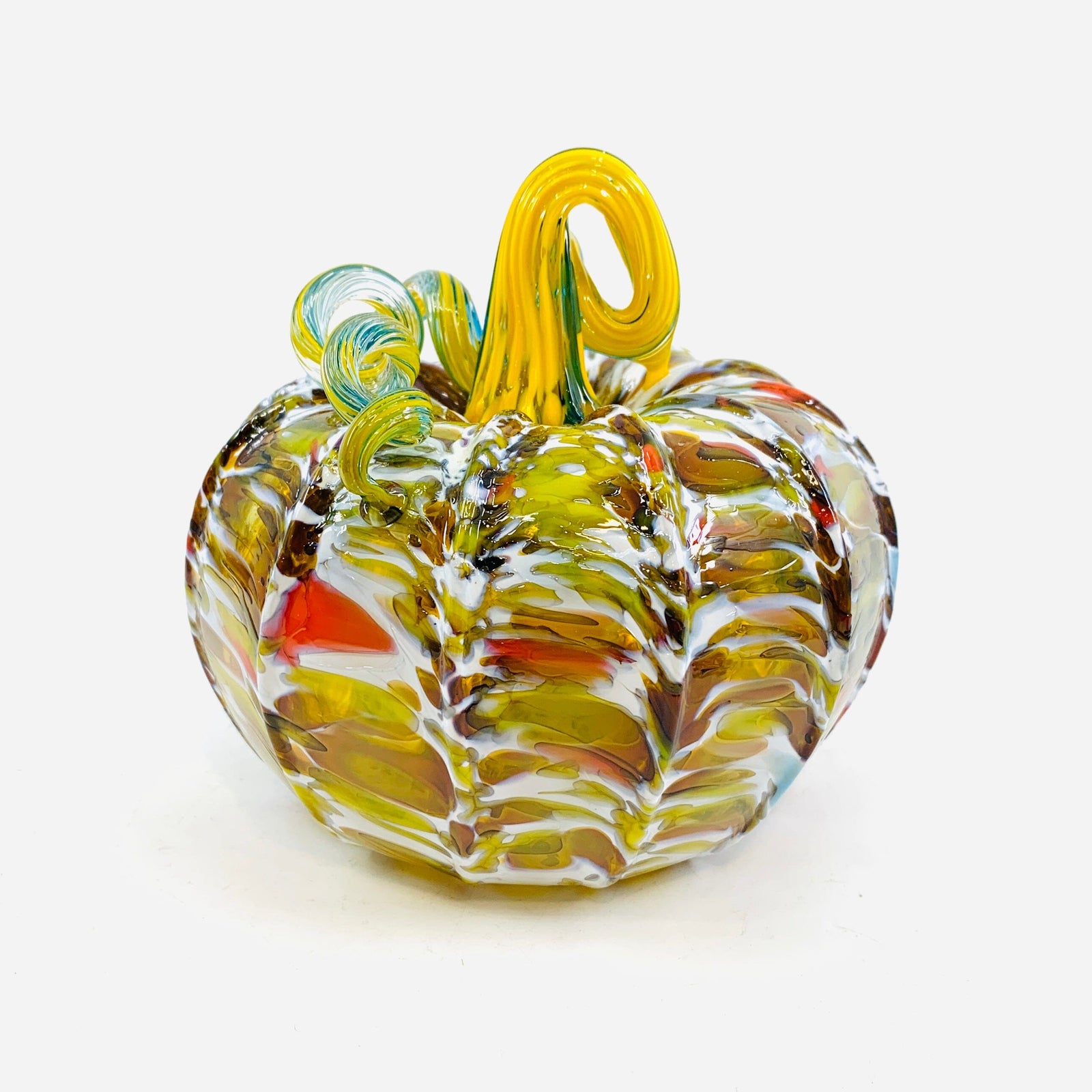 Daily Pumpkin 1072 Squat Gabby Luke Adams Glass Blowing Studio 