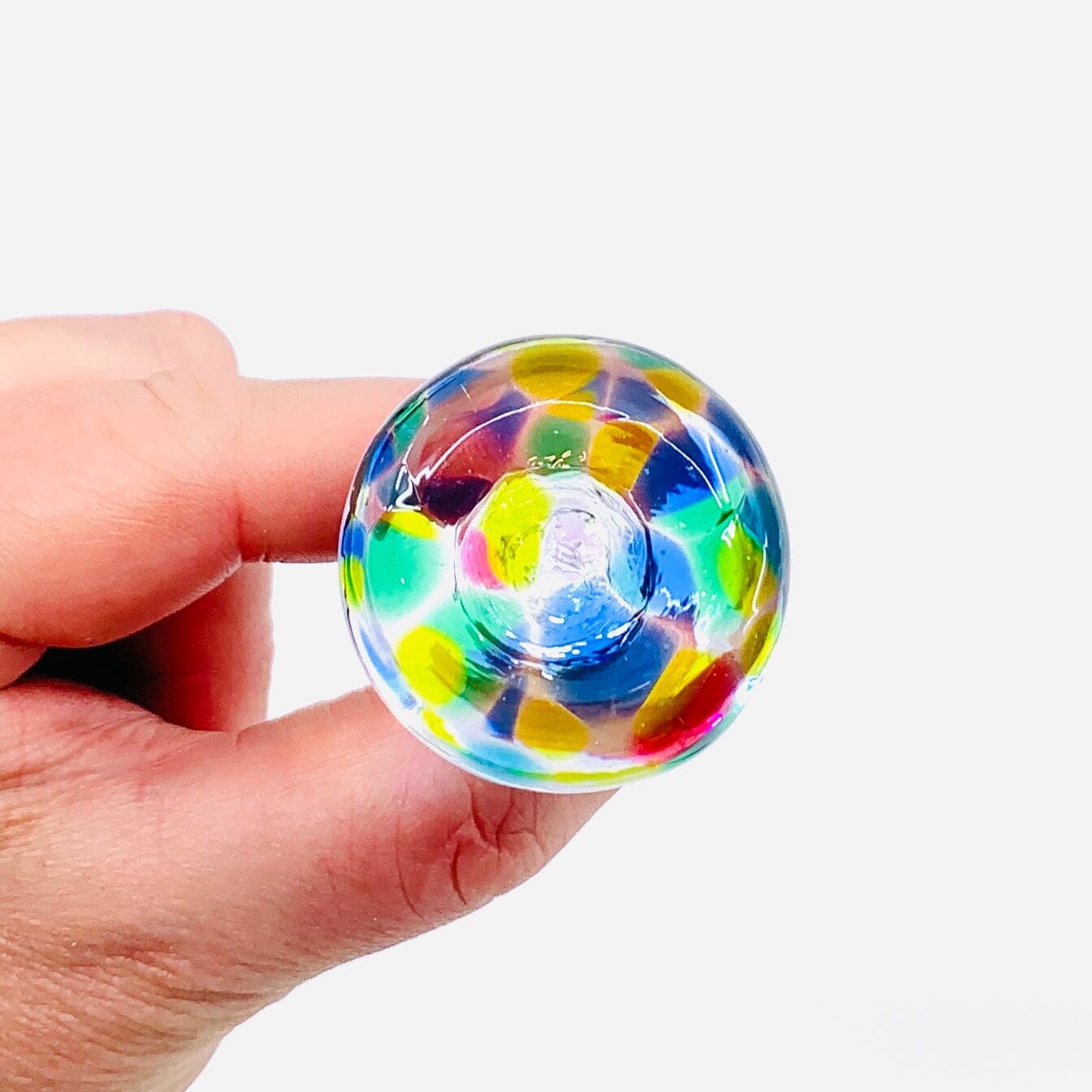 Artisan Glass Ring Holder, 20 Confetti Henrietta Glass 