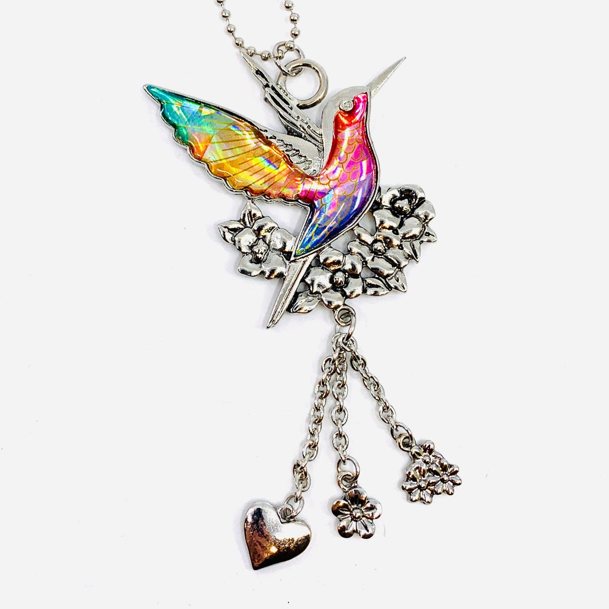 Hummingbird Shimmer Car Charm Ornament GANZ 
