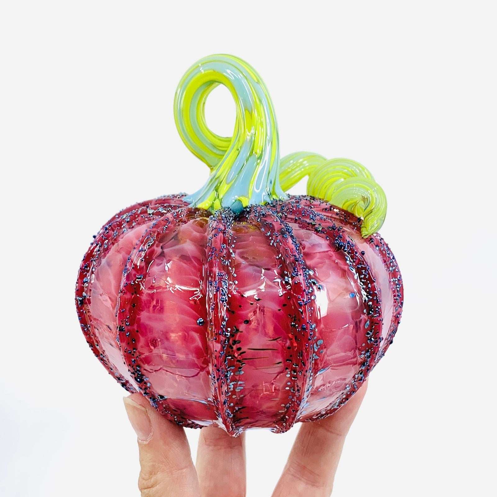 Daily Pumpkin 2549 Squat Gabby Luke Adams Glass Blowing Studio 