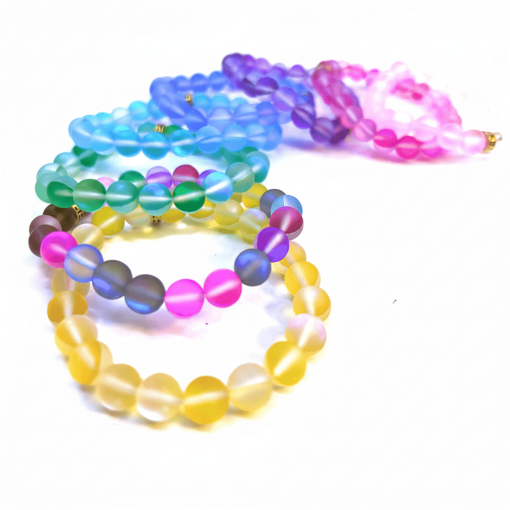 Mermaid Glass Bead Bracelets Jewelry - 