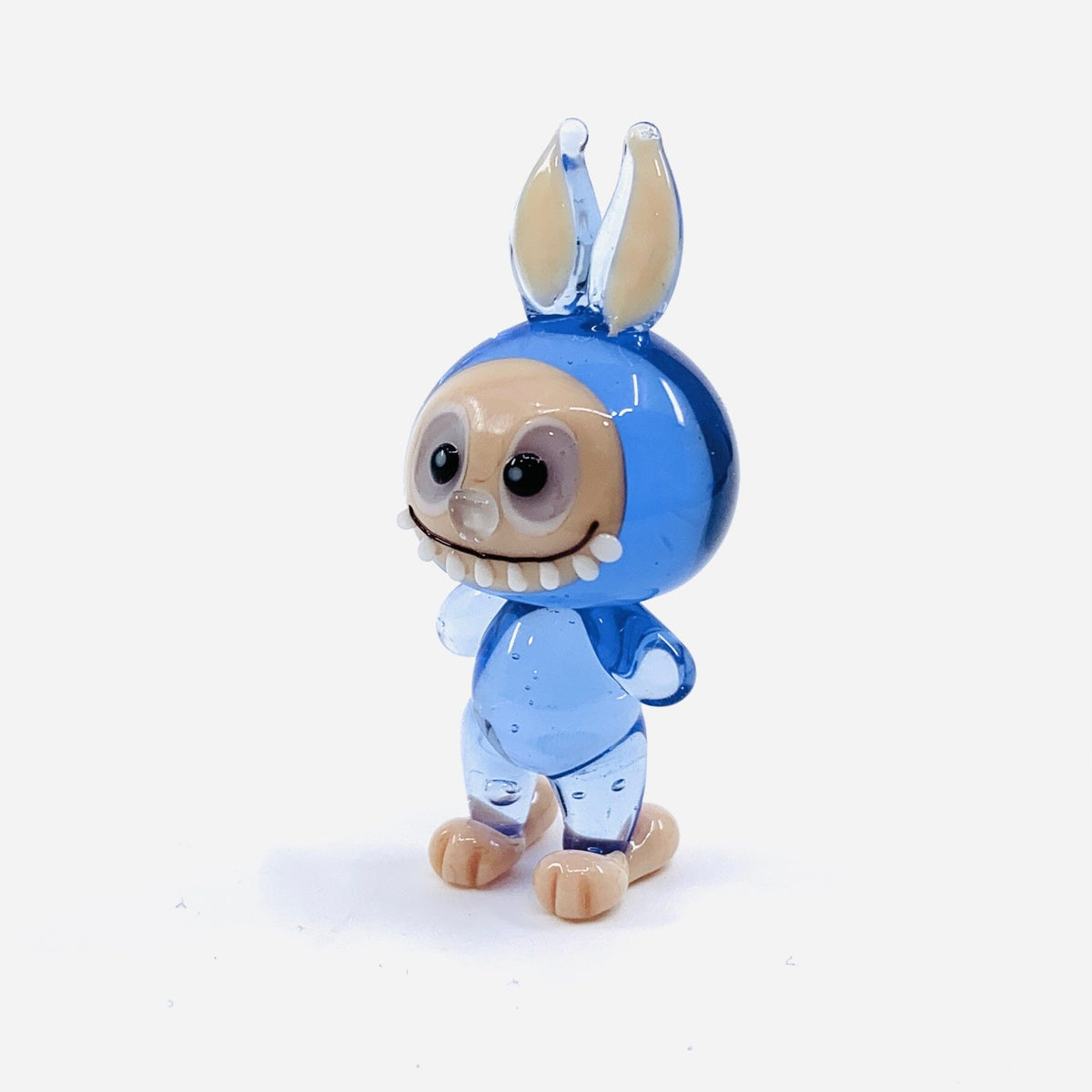 Glass Labubu Monsters, Blue Alex 