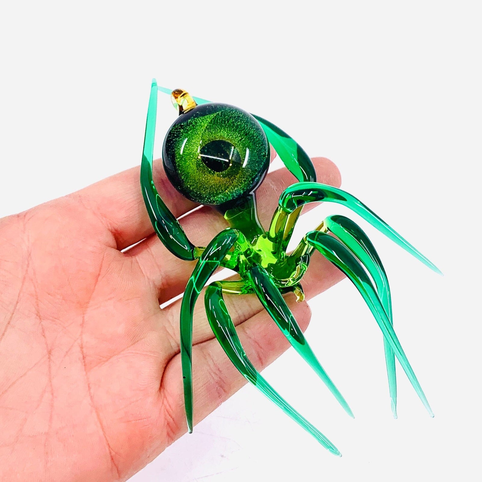 Glass Galaxy Spider Ornament, 56 Ornament WGK Glass Art Inc 
