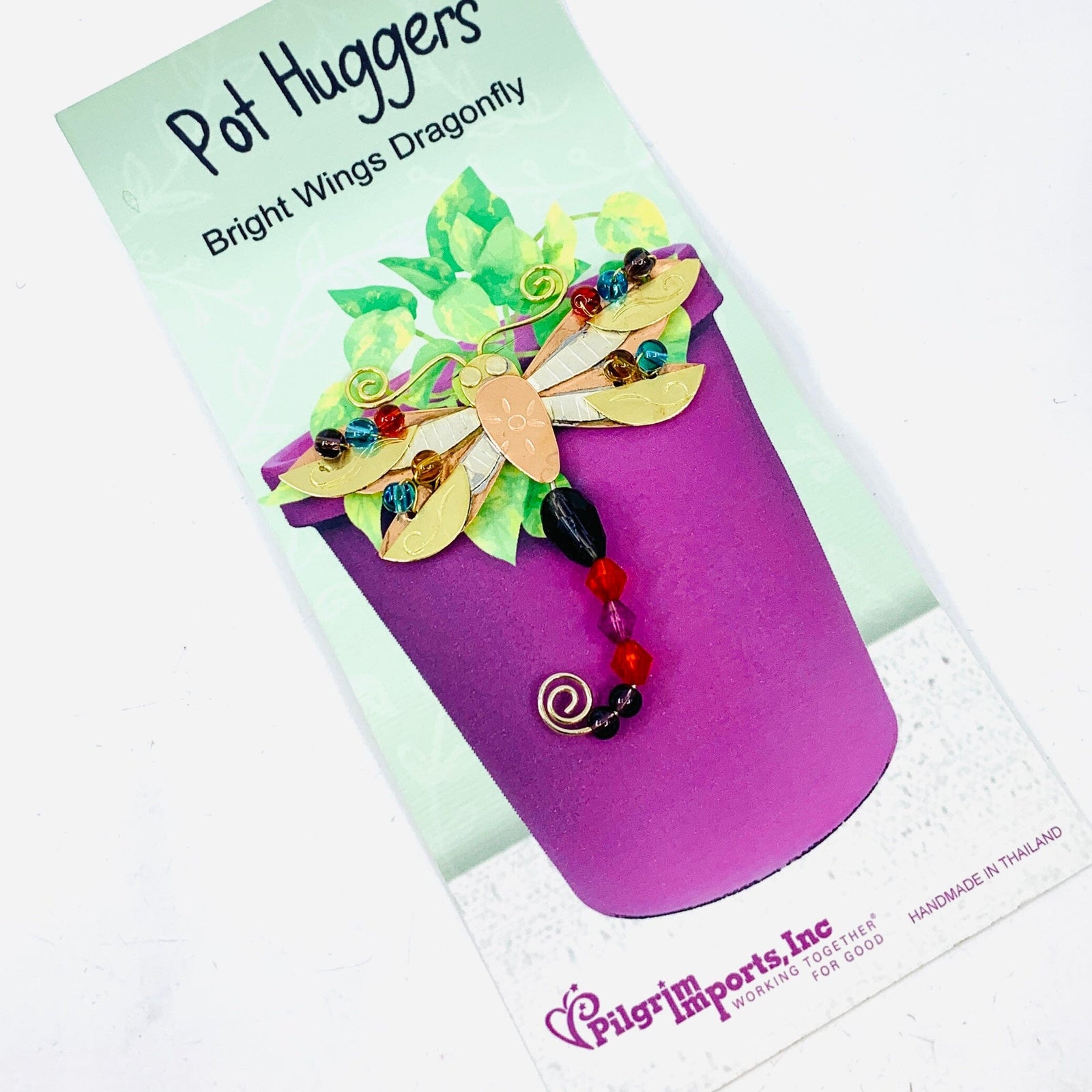 Plant Huggers 29, Bright Wings Dragonfly Miniature Pilgrim Imports 