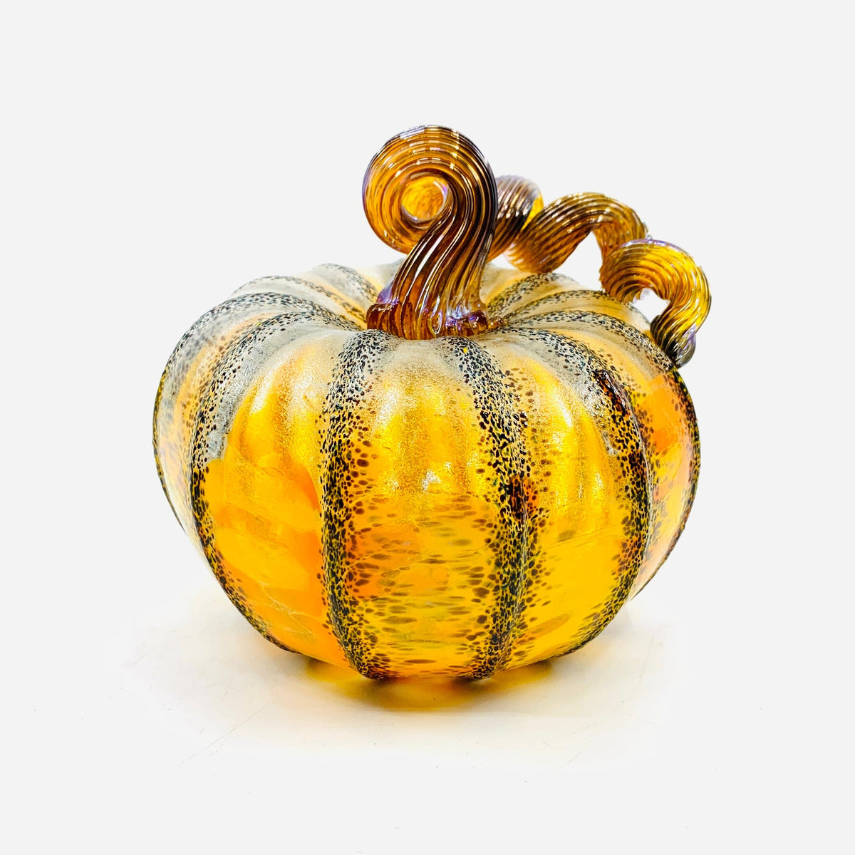 Best Glow Pumpkin 3804 Fall Squat Gabby Luke Adams Glass Blowing Studio 