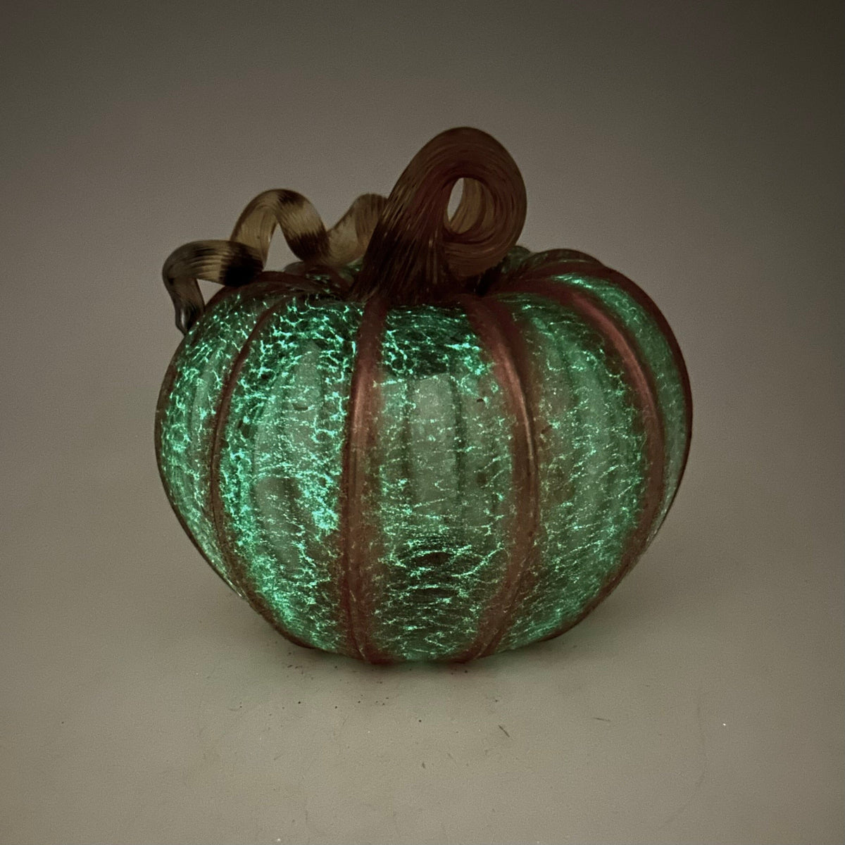 Daily Glow Pumpkin 491 Fall Squat Daily Pumpkin Luke Adams Glass Blowing Studio 