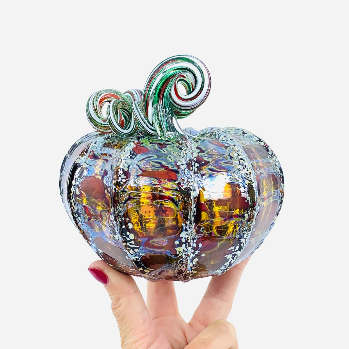 Daily Pumpkin 2119 Holiday Squat Gabby Luke Adams Glass Blowing Studio 