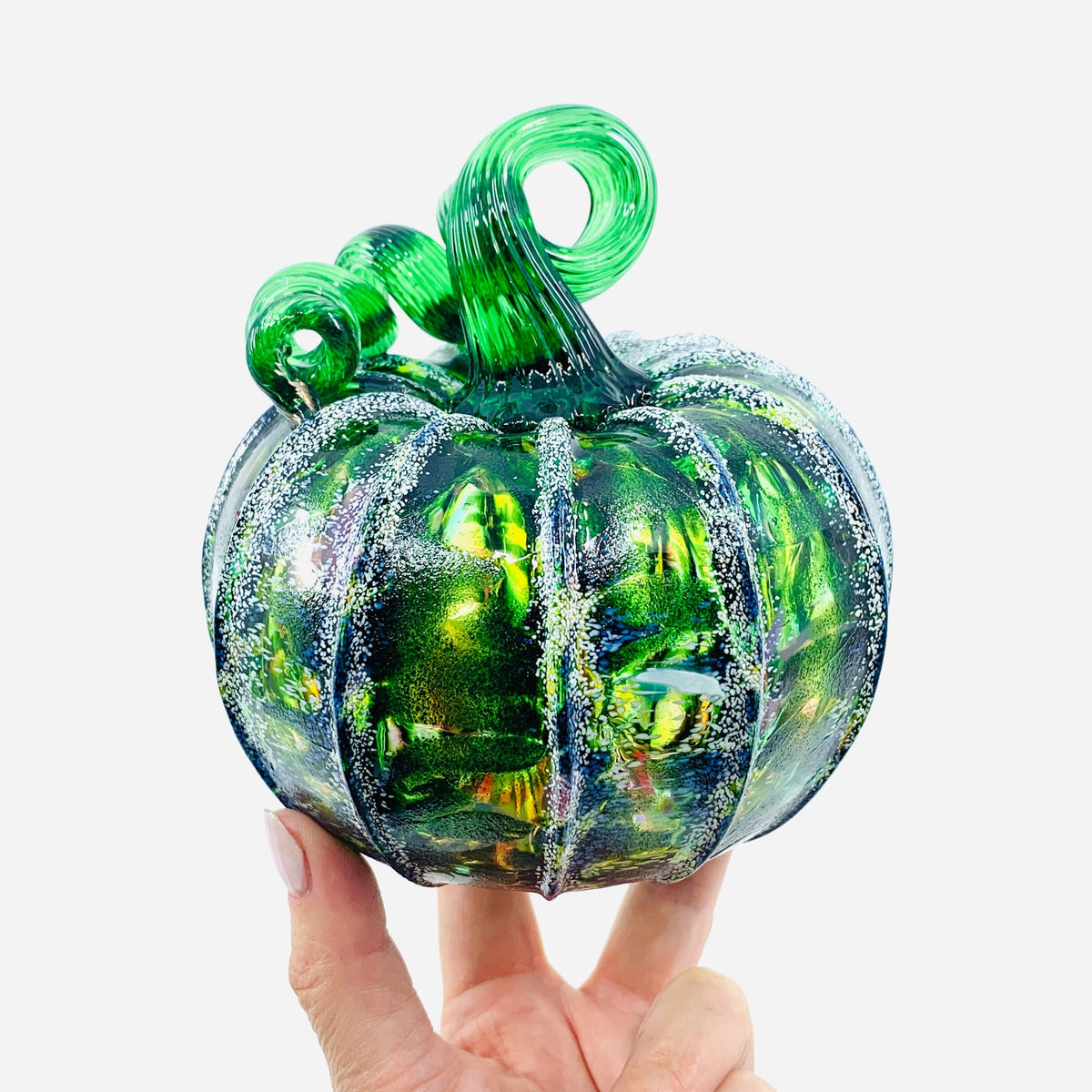 Daily Pumpkin 572 Fall Squat Daily Pumpkin Luke Adams Glass Blowing Studio 