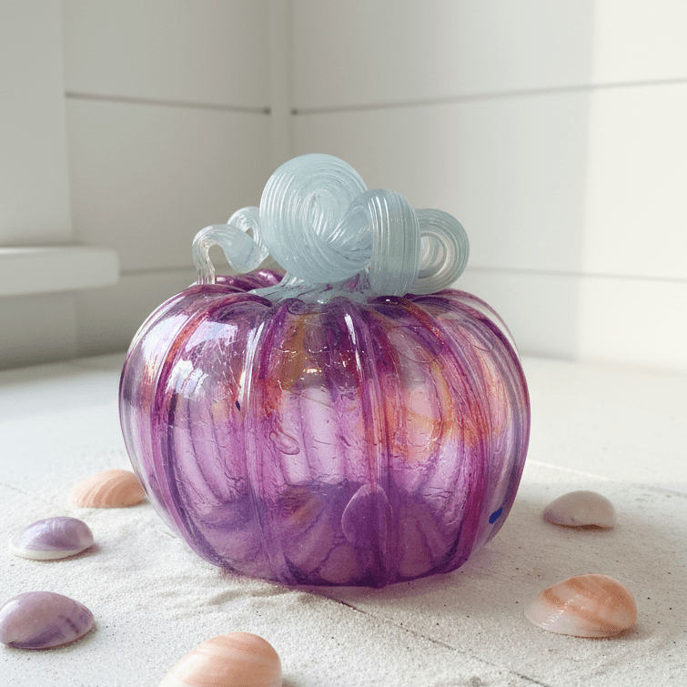 Daily Pumpkin 2436 Oops Squat Gabby Luke Adams Glass Blowing Studio 
