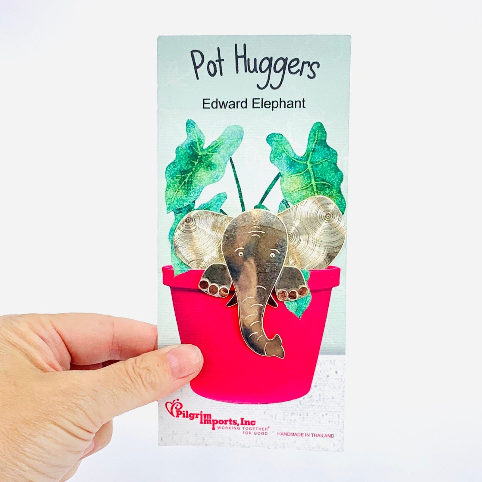 Plant Huggers 35, Edward Elephant Miniature Pilgrim Imports 