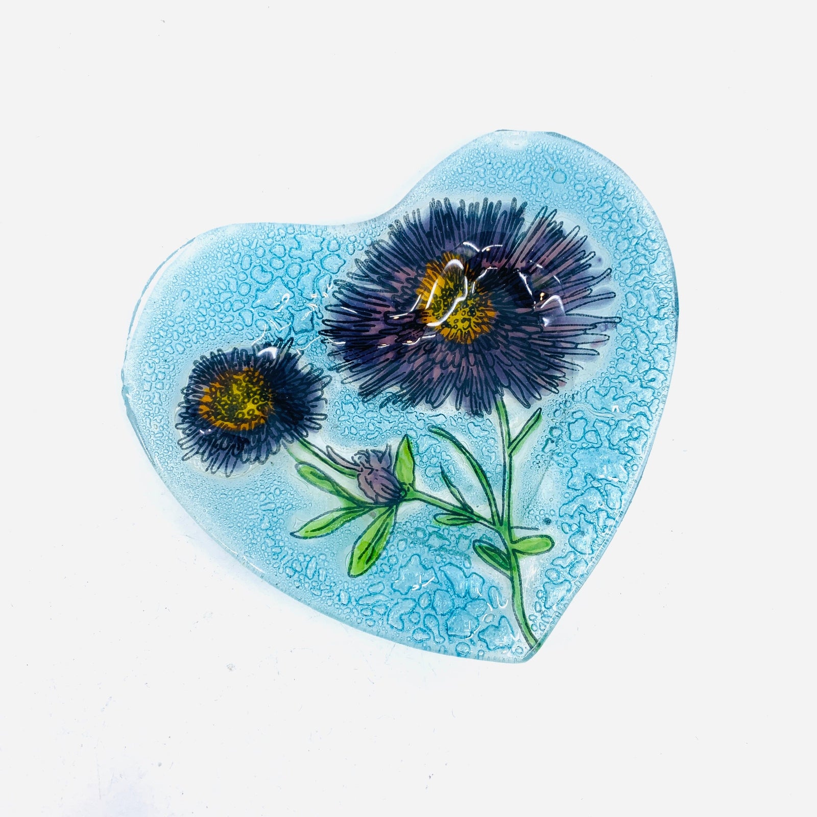 Fair Trade Heart Plate 11 - Aster Dishware Pam Peana 