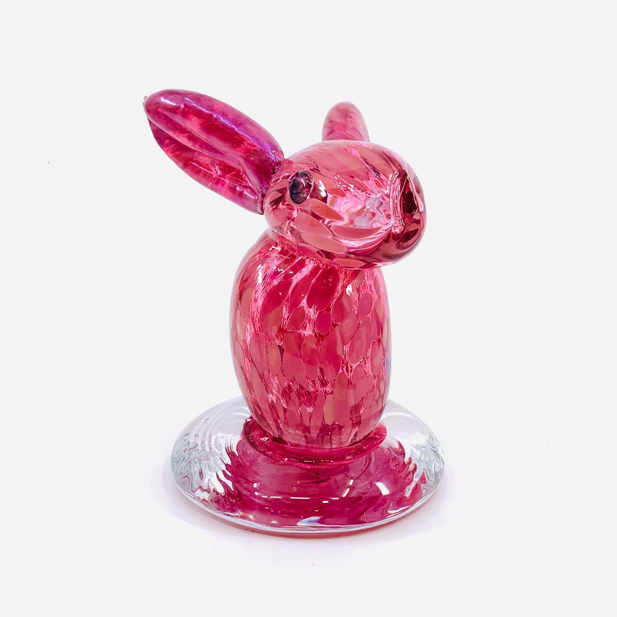 Daily Bunny 125 - Rose Gabby Luke Adams Glass Blowing Studio 