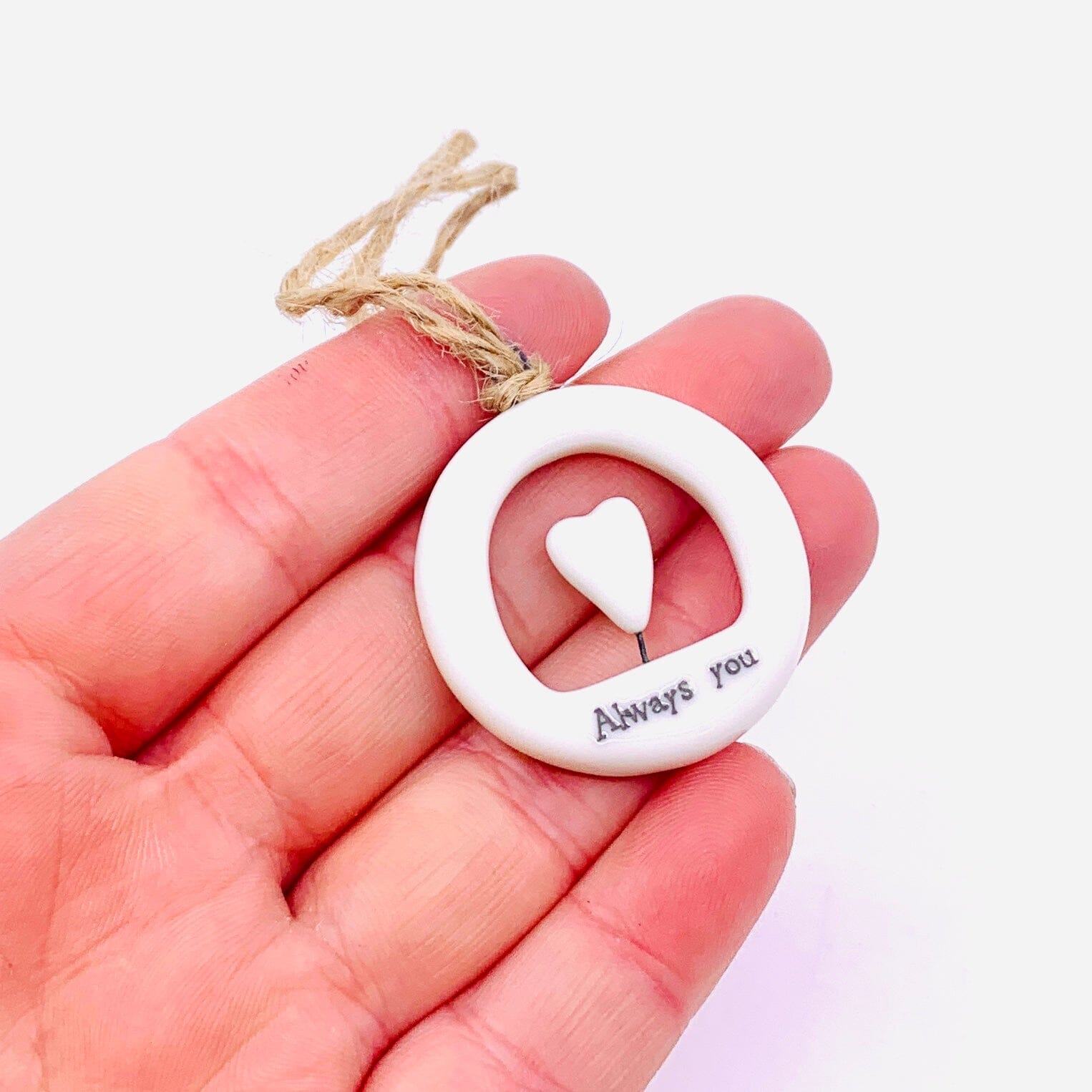 Porcelain Ornament, Always You Ornament Two's Company 