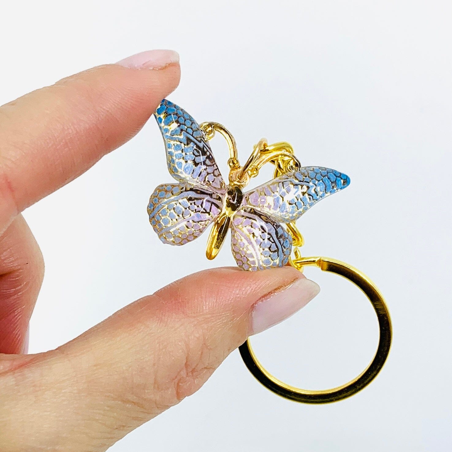 Sparkle Butterfly Keychains Accessory Alex 