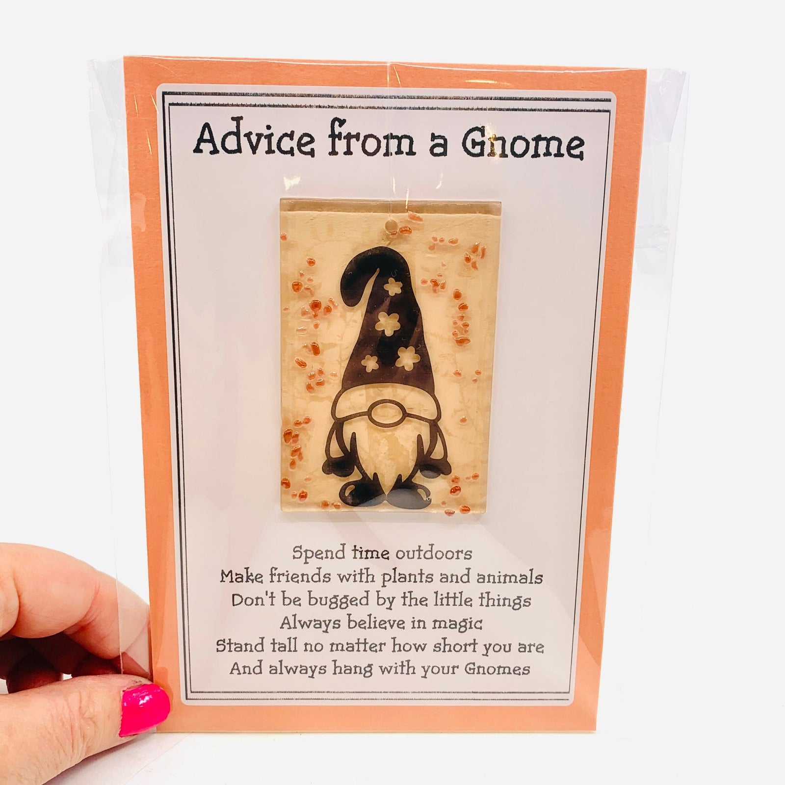 Fused Glass Suncatcher Advice From a Gnome 1 Decor Glimmer Glass Gifts 