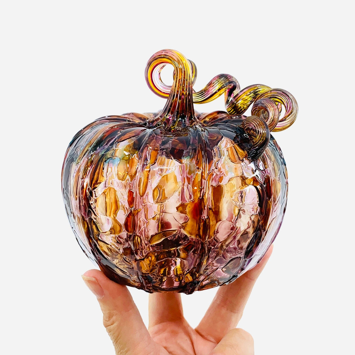 Daily Pumpkin 2971 Squat Gabby Luke Adams Glass Blowing Studio 