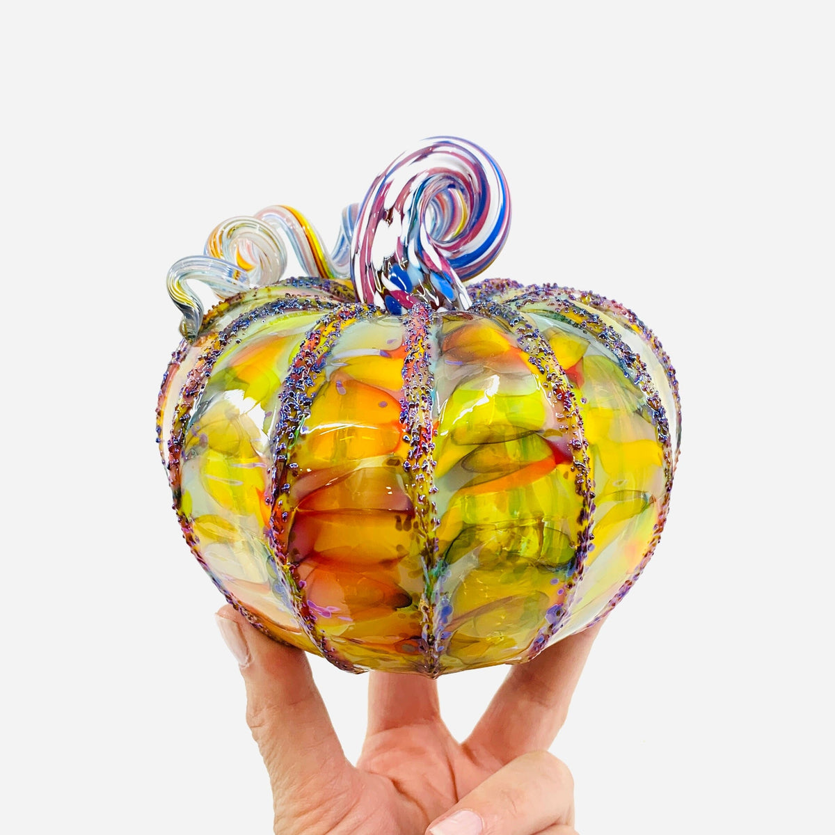 Daily Pumpkin 1061 Squat Gabby Luke Adams Glass Blowing Studio 