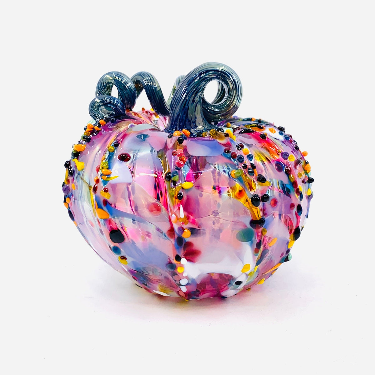 Daily Pumpkin 2460 Conversation Heart Squat Gabby Luke Adams Glass Blowing Studio 