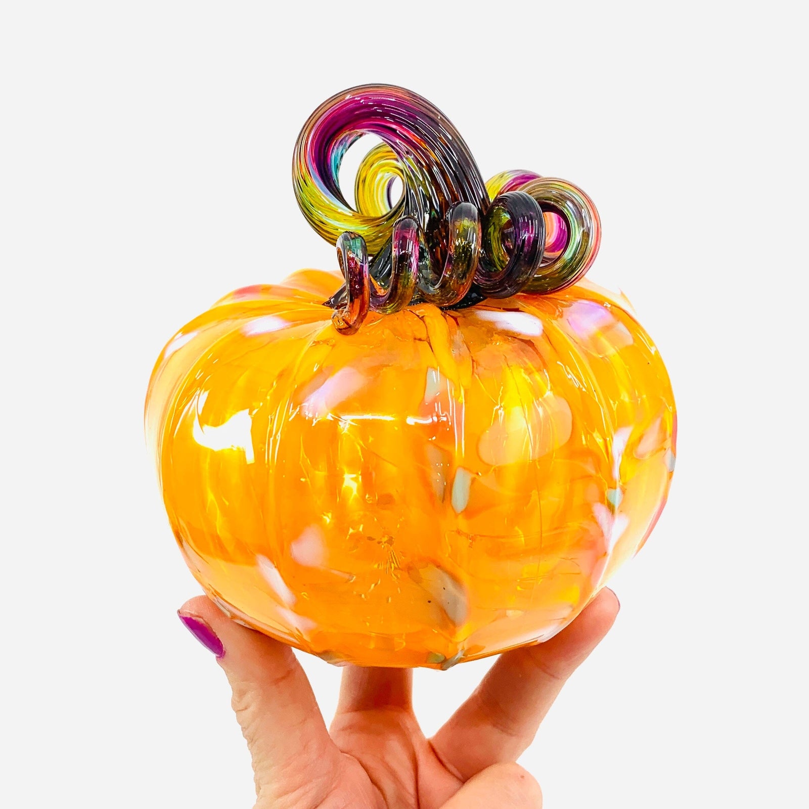 Daily Pumpkin 3003 Squat Gabby Luke Adams Glass Blowing Studio 