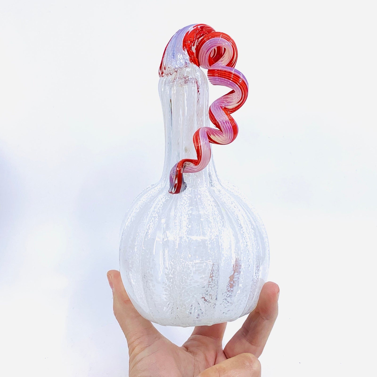 Daily Pumpkin 1397 Holiday Gourd Gabby Luke Adams Glass Blowing Studio 