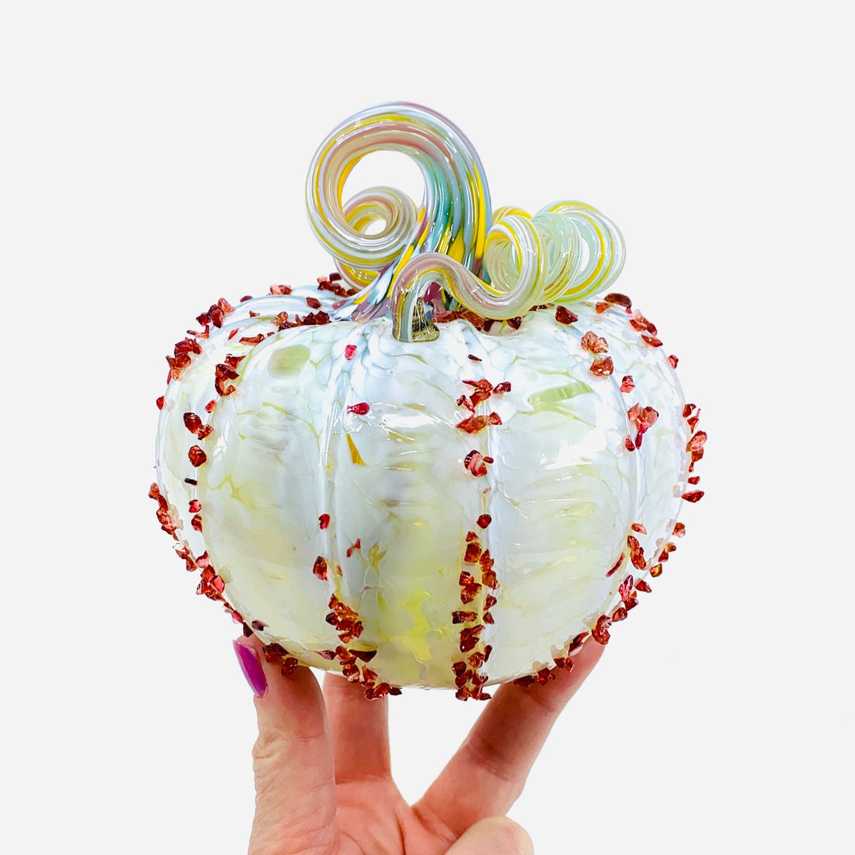 Daily Pumpkin 3293 Squat Gabby Luke Adams Glass Blowing Studio 