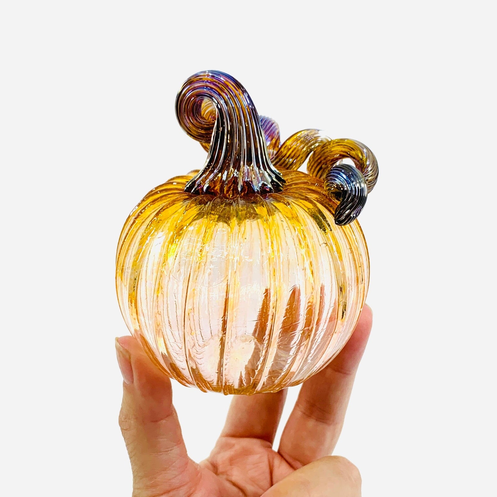 Daily Pumpkin 2706 Mini Gabby Luke Adams Glass Blowing Studio 