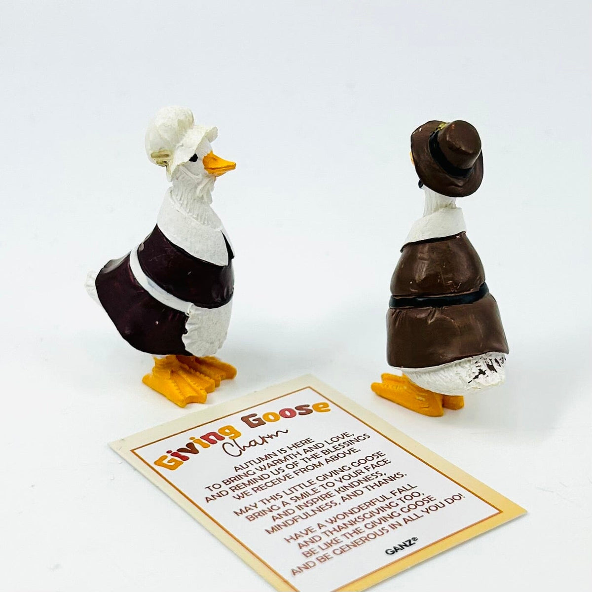 Giving Goose Pocket Charm PT34 Miniature GANZ 