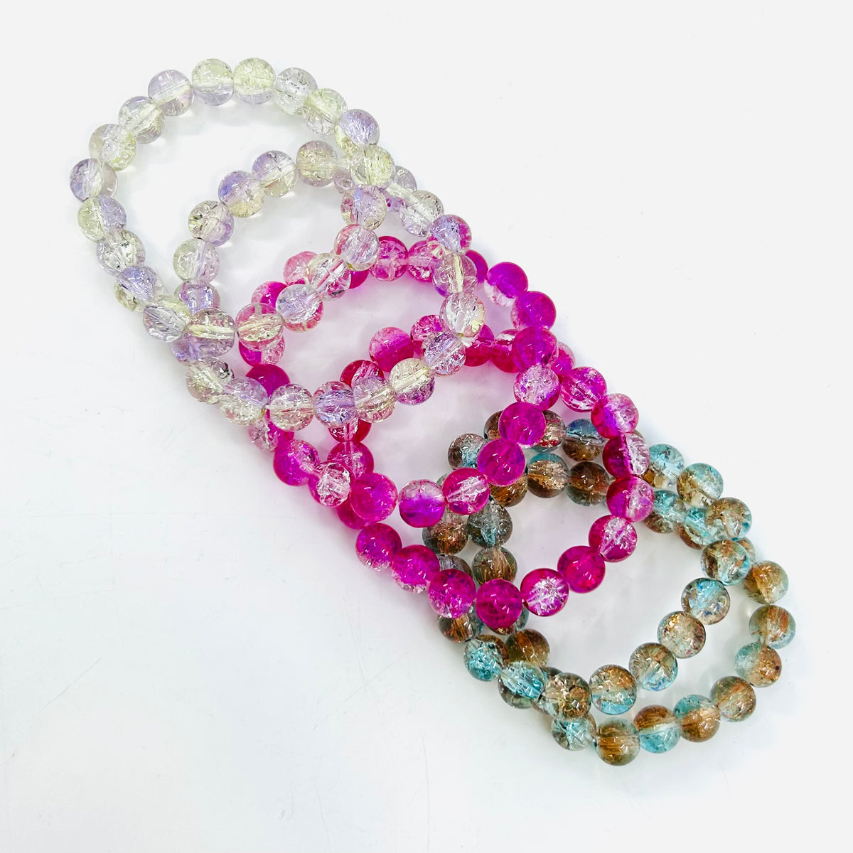 Crackle Glass Bracelets
