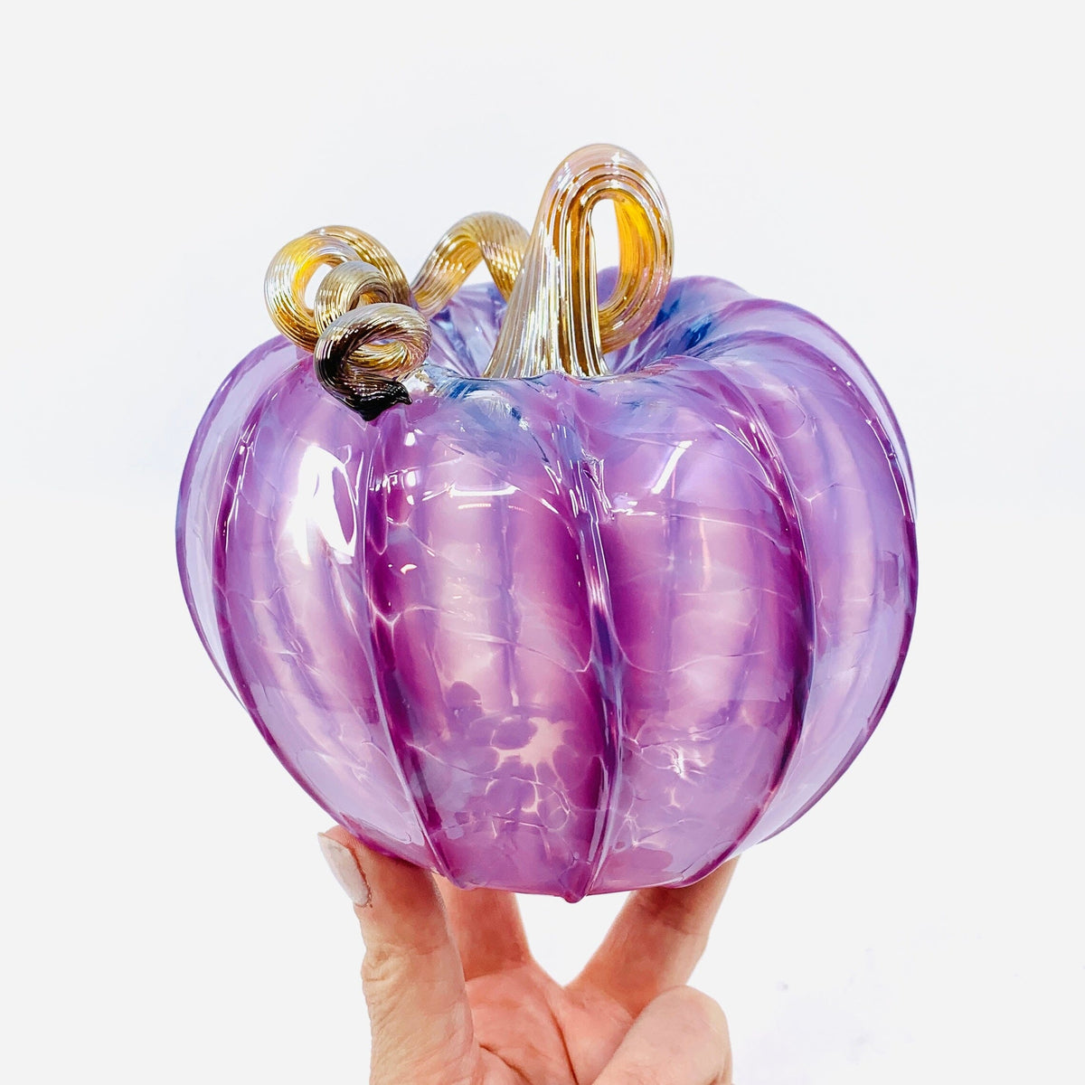 Daily Pumpkin 3808 Medium Gabby Luke Adams Glass Blowing Studio 