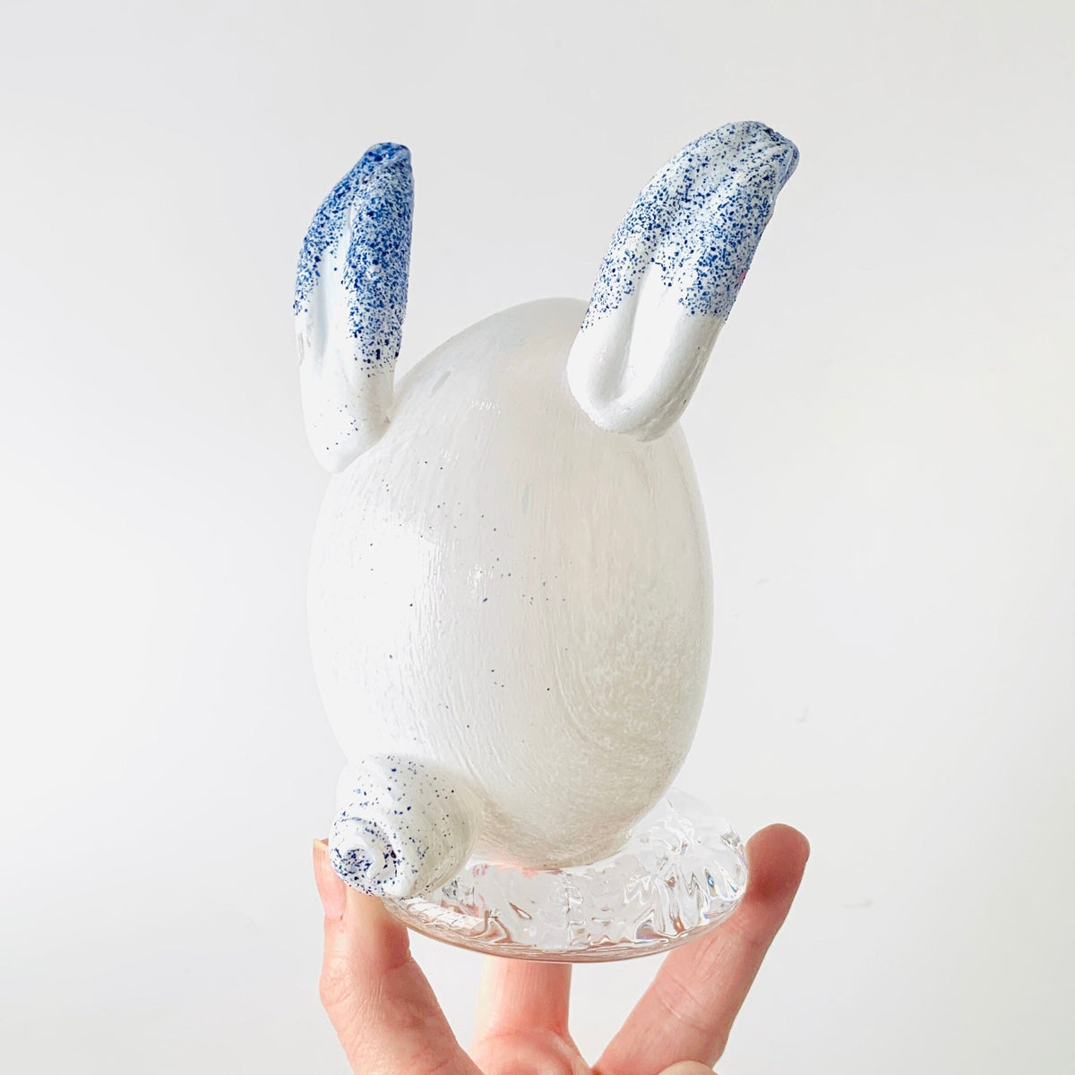 Daily Bunny 234 - Frost Gabby Luke Adams Glass Blowing Studio 