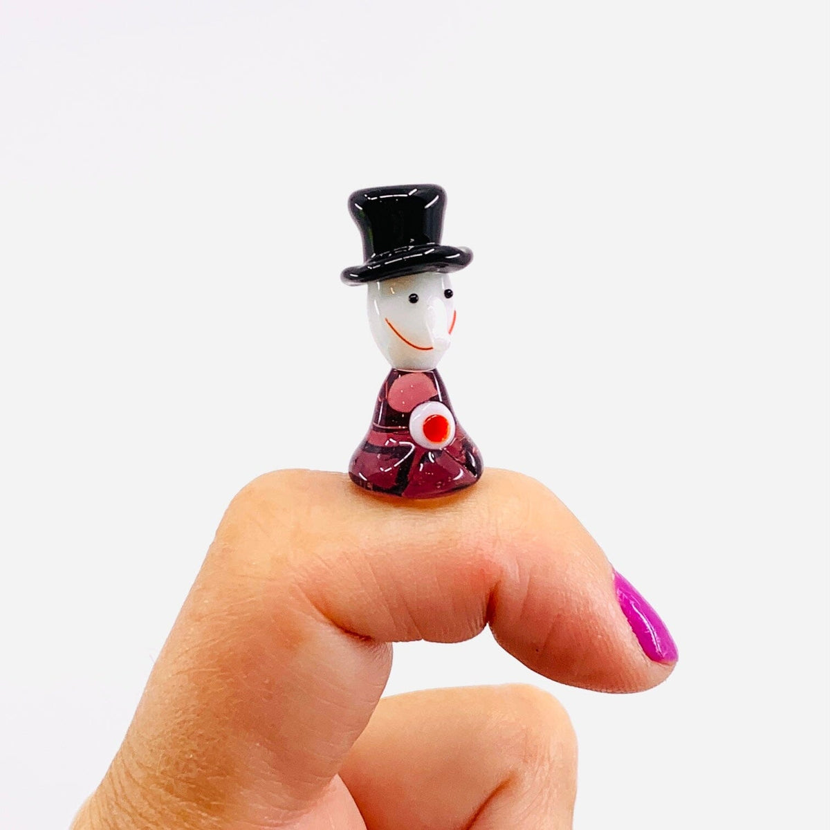 Little Glass Top Hat Friend Miniature Alex 