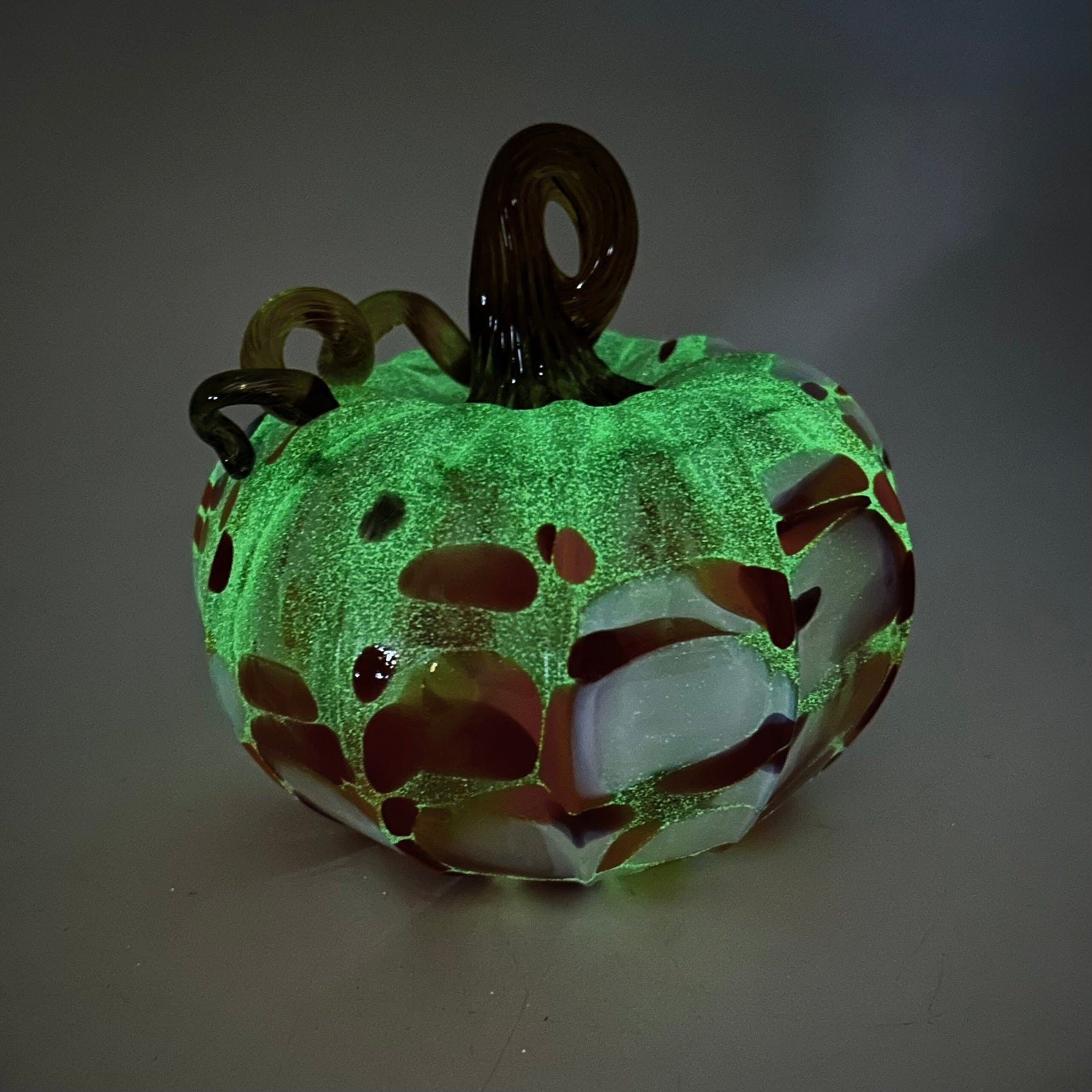 Daily Glow Pumpkin 1420 Squat Daily Pumpkin Luke Adams Glass Blowing Studio 