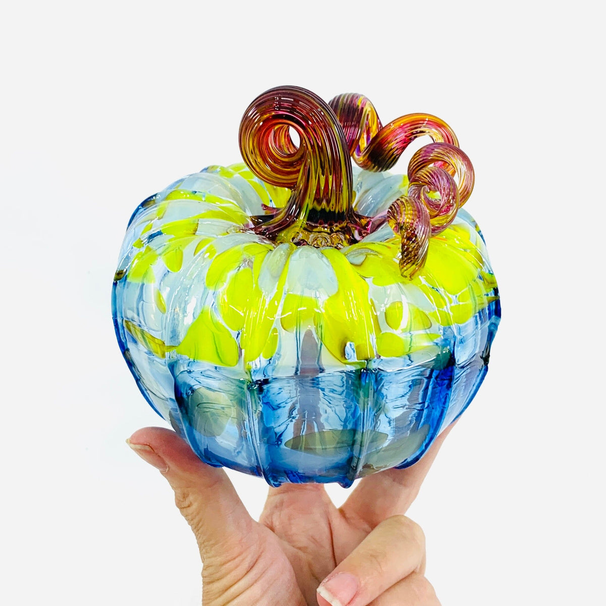 Daily Pumpkin 2775 Squat Gabby Luke Adams Glass Blowing Studio 